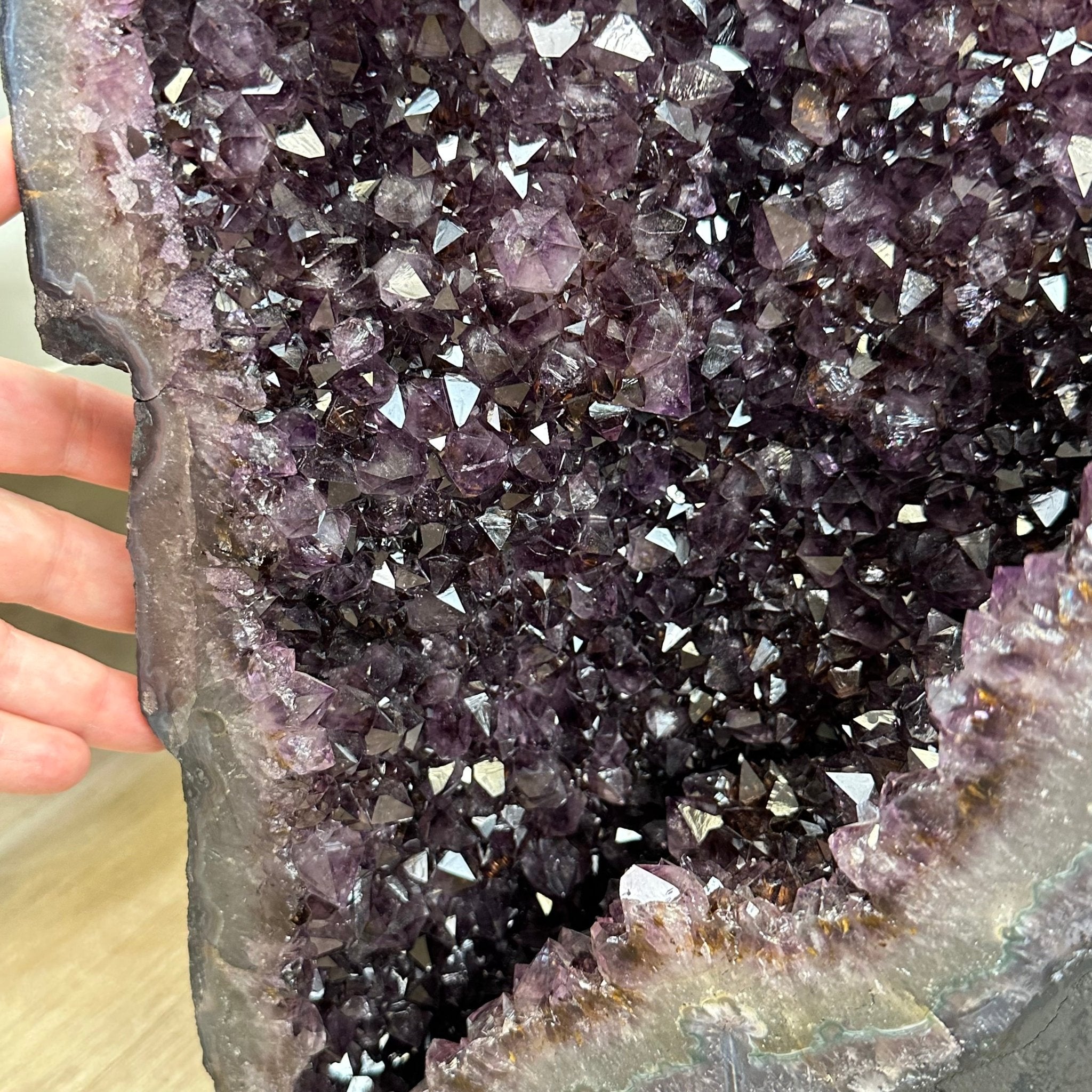 Extra Plus Quality Brazilian Amethyst Cathedral, 291.5 lbs & 61.5" Tall, Model #5601-1229 by Brazil Gems - Brazil GemsBrazil GemsExtra Plus Quality Brazilian Amethyst Cathedral, 291.5 lbs & 61.5" Tall, Model #5601-1229 by Brazil GemsCathedrals5601-1229
