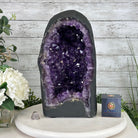 Extra Plus Quality Brazilian Amethyst Cathedral, 30 lbs & 13.75" Tall, Model #5601-0871 by Brazil Gems - Brazil GemsBrazil GemsExtra Plus Quality Brazilian Amethyst Cathedral, 30 lbs & 13.75" Tall, Model #5601-0871 by Brazil GemsCathedrals5601-0871