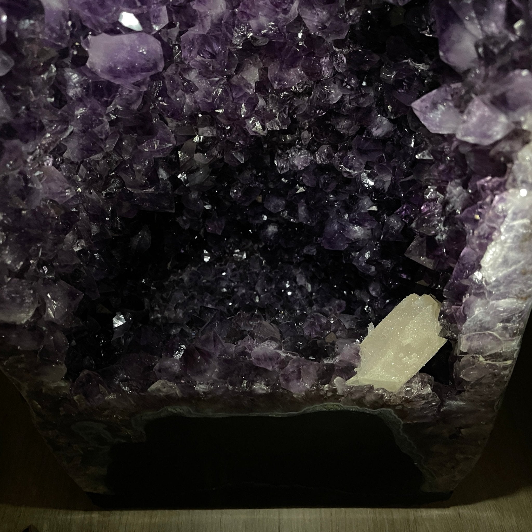 Extra Plus Quality Brazilian Amethyst Cathedral, 32.4” tall & 141.1 lbs #5601-0658 by Brazil Gems - Brazil GemsBrazil GemsExtra Plus Quality Brazilian Amethyst Cathedral, 32.4” tall & 141.1 lbs #5601-0658 by Brazil GemsCathedrals5601-0658