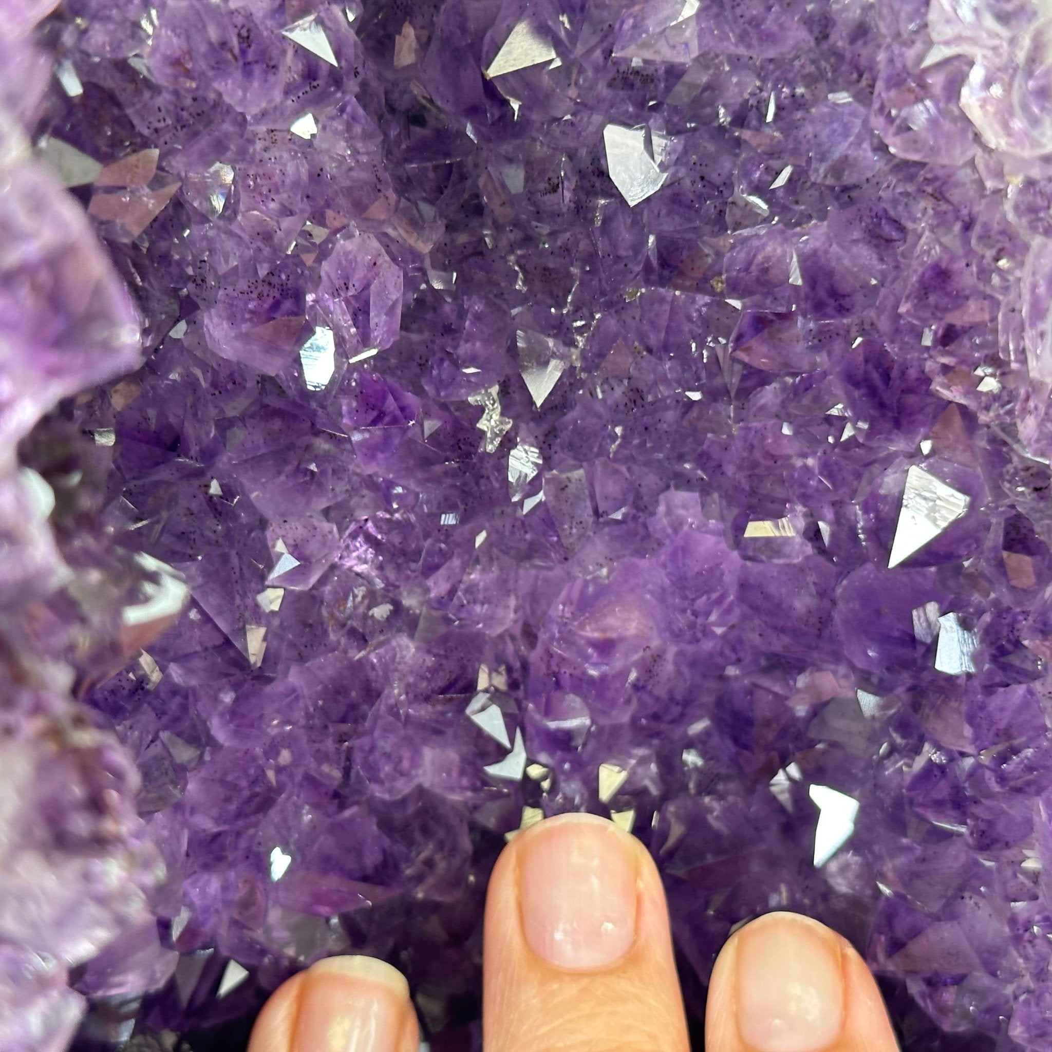 Extra Plus Quality Brazilian Amethyst Cathedral, 37 lbs & 12.9" Tall, Model #5601-0878 by Brazil Gems - Brazil GemsBrazil GemsExtra Plus Quality Brazilian Amethyst Cathedral, 37 lbs & 12.9" Tall, Model #5601-0878 by Brazil GemsCathedrals5601-0878