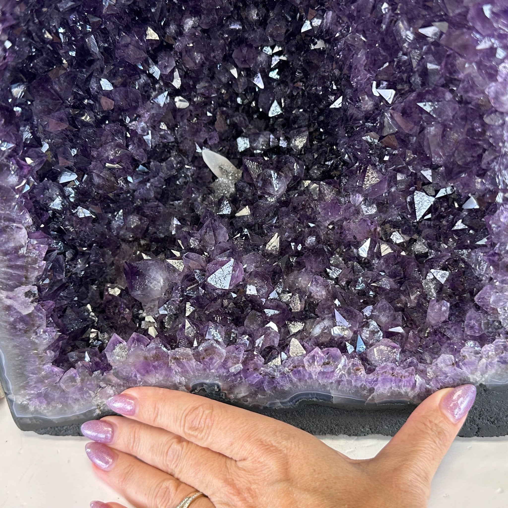 Extra Plus Quality Brazilian Amethyst Cathedral, 44.6 lbs & 19.8" Tall #5601 - 1312 - Brazil GemsBrazil GemsExtra Plus Quality Brazilian Amethyst Cathedral, 44.6 lbs & 19.8" Tall #5601 - 1312Cathedrals5601 - 1312