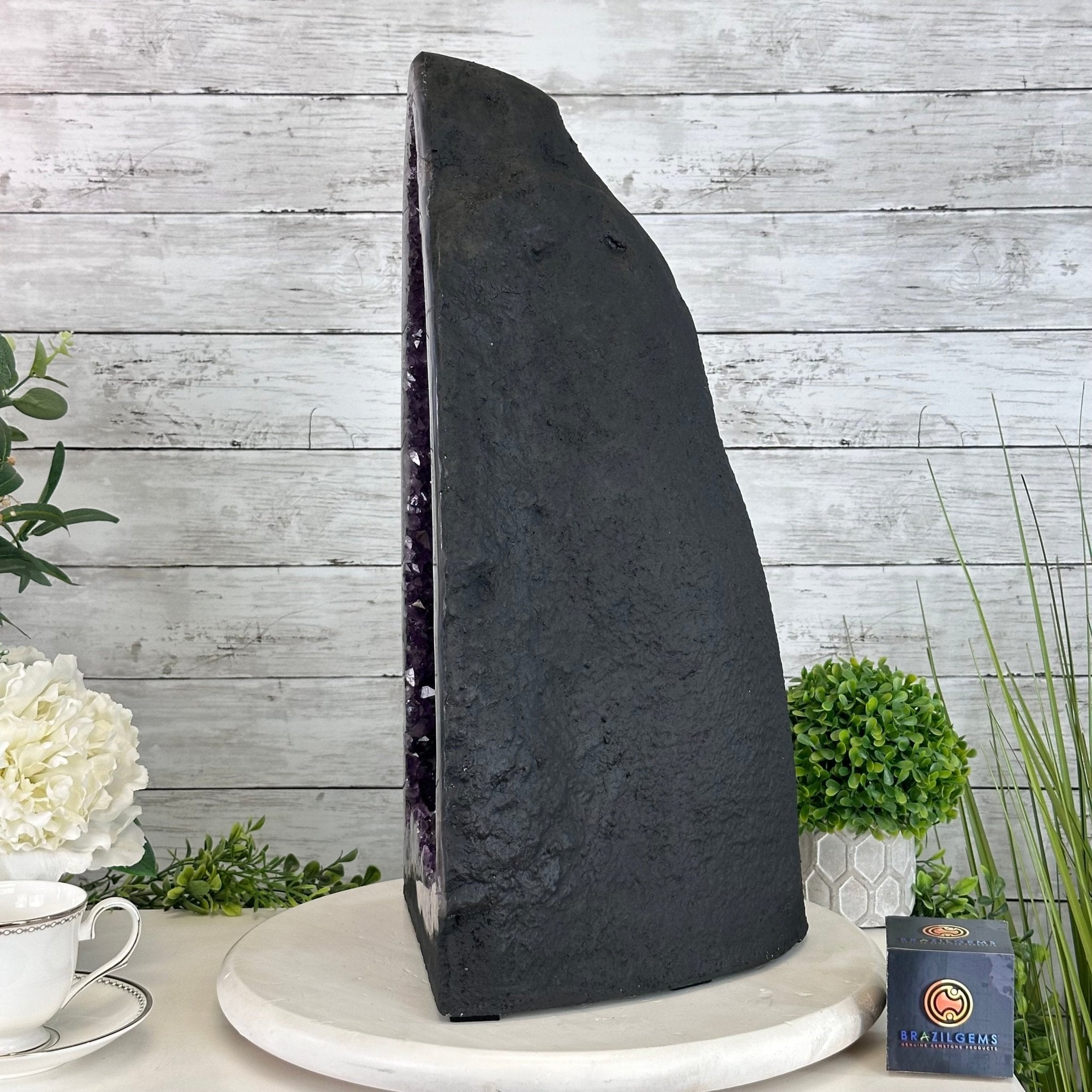 Extra Plus Quality Brazilian Amethyst Cathedral, 44.6 lbs & 19.8" Tall #5601 - 1312 - Brazil GemsBrazil GemsExtra Plus Quality Brazilian Amethyst Cathedral, 44.6 lbs & 19.8" Tall #5601 - 1312Cathedrals5601 - 1312