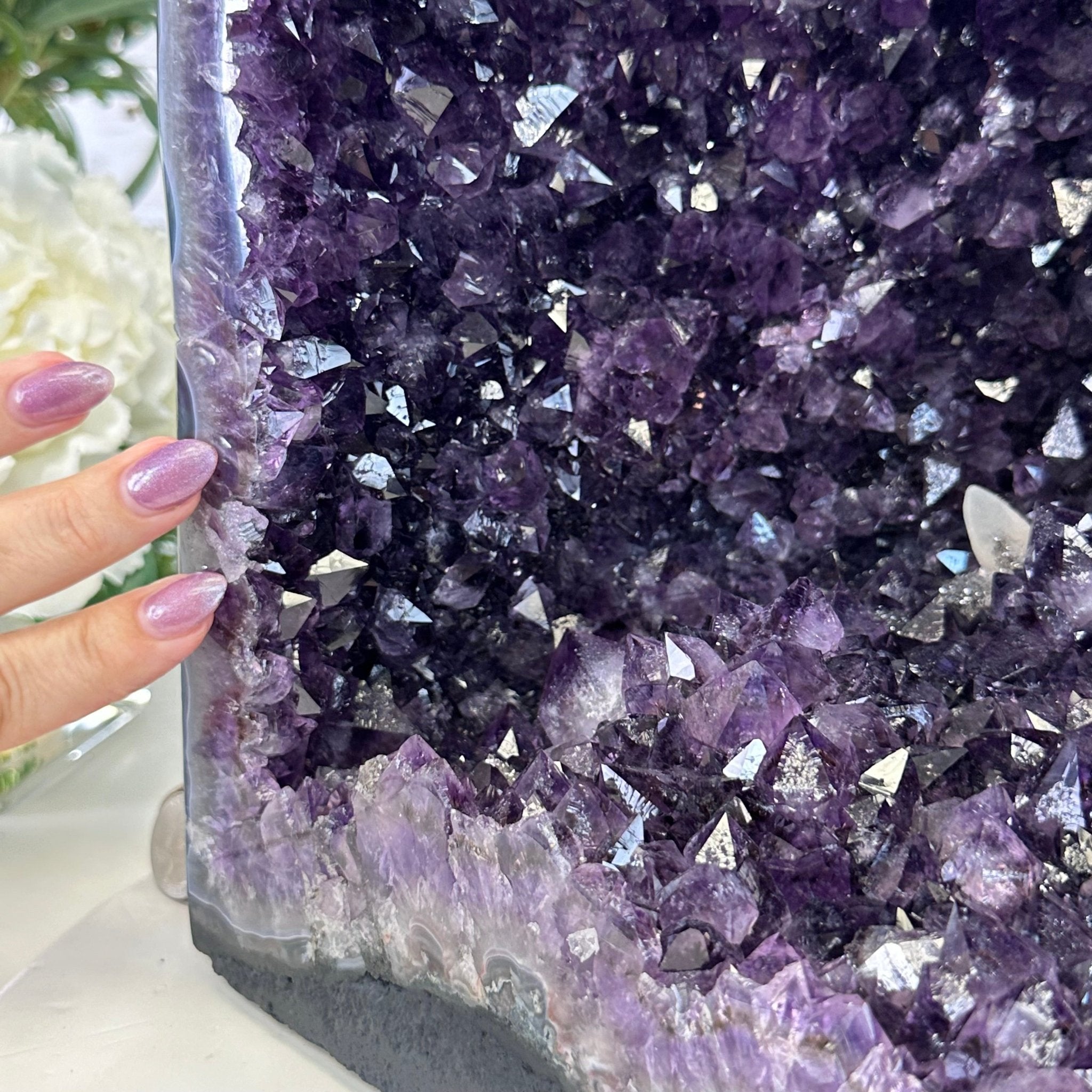 Extra Plus Quality Brazilian Amethyst Cathedral, 44.6 lbs & 19.8" Tall #5601 - 1312 - Brazil GemsBrazil GemsExtra Plus Quality Brazilian Amethyst Cathedral, 44.6 lbs & 19.8" Tall #5601 - 1312Cathedrals5601 - 1312