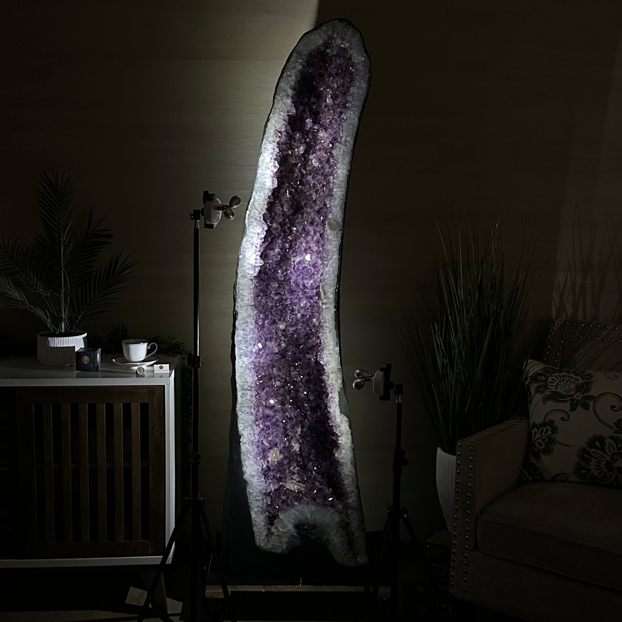 Extra Plus Quality Brazilian Amethyst Cathedral, 545 lbs & 69 Inches Tall #5601 - 1477 - Brazil GemsBrazil GemsExtra Plus Quality Brazilian Amethyst Cathedral, 545 lbs & 69 Inches Tall #5601 - 1477Cathedrals5601 - 1477