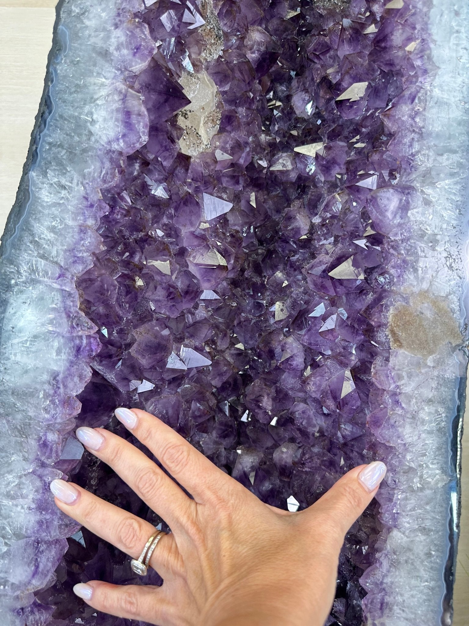 Extra Plus Quality Brazilian Amethyst Cathedral, 545 lbs & 69 Inches Tall #5601 - 1477 - Brazil GemsBrazil GemsExtra Plus Quality Brazilian Amethyst Cathedral, 545 lbs & 69 Inches Tall #5601 - 1477Cathedrals5601 - 1477