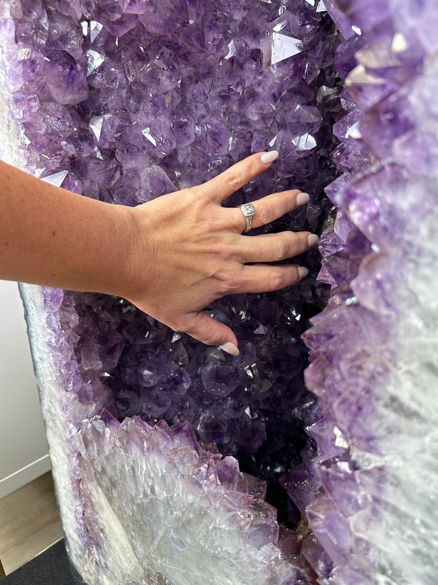 Extra Plus Quality Brazilian Amethyst Cathedral, 586.5 lbs & 71 Inches Tall #5601 - 1478 - Brazil GemsBrazil GemsExtra Plus Quality Brazilian Amethyst Cathedral, 586.5 lbs & 71 Inches Tall #5601 - 1478Cathedrals5601 - 1478