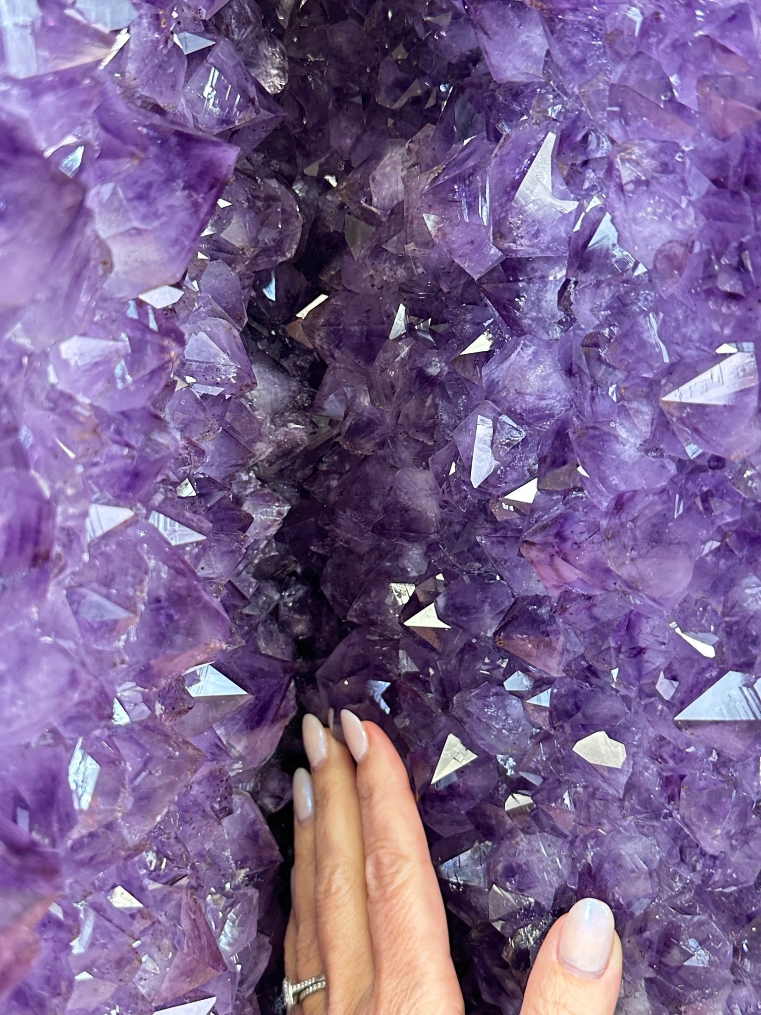 Extra Plus Quality Brazilian Amethyst Cathedral, 586.5 lbs & 71 Inches Tall #5601 - 1478 - Brazil GemsBrazil GemsExtra Plus Quality Brazilian Amethyst Cathedral, 586.5 lbs & 71 Inches Tall #5601 - 1478Cathedrals5601 - 1478