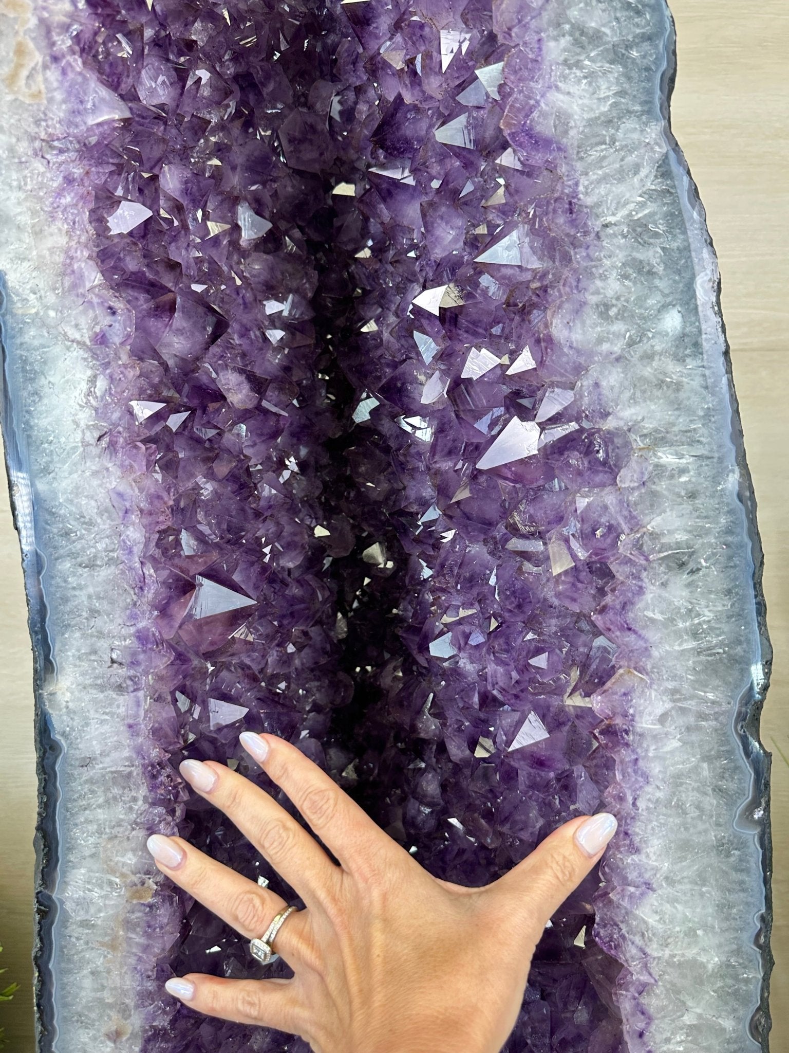 Extra Plus Quality Brazilian Amethyst Cathedral, 586.5 lbs & 71 Inches Tall #5601 - 1478 - Brazil GemsBrazil GemsExtra Plus Quality Brazilian Amethyst Cathedral, 586.5 lbs & 71 Inches Tall #5601 - 1478Cathedrals5601 - 1478