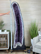 Extra Plus Quality Brazilian Amethyst Cathedral, 586.5 lbs & 71 Inches Tall #5601 - 1478 - Brazil GemsBrazil GemsExtra Plus Quality Brazilian Amethyst Cathedral, 586.5 lbs & 71 Inches Tall #5601 - 1478Cathedrals5601 - 1478