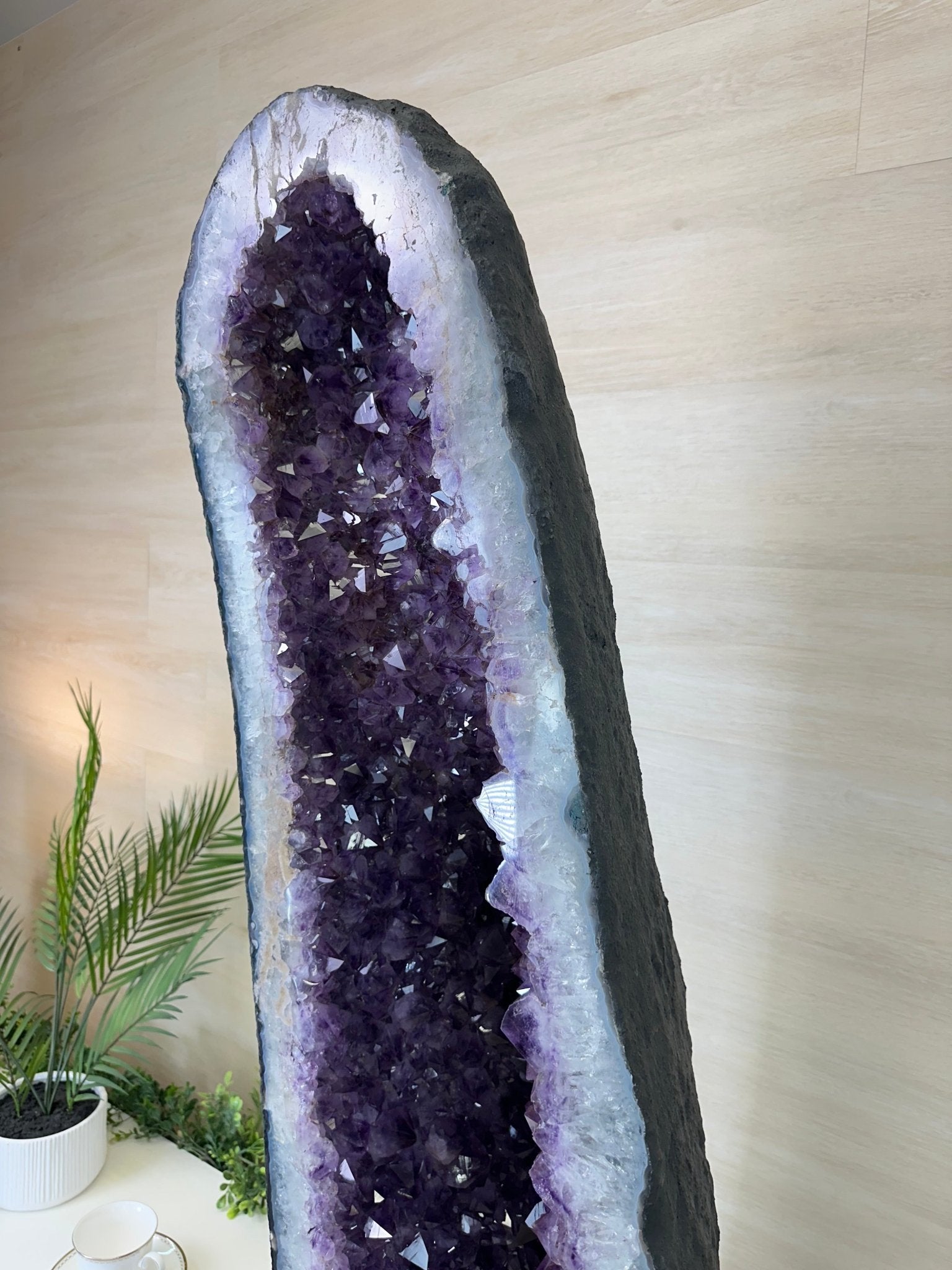 Extra Plus Quality Brazilian Amethyst Cathedral, 586.5 lbs & 71 Inches Tall #5601 - 1478 - Brazil GemsBrazil GemsExtra Plus Quality Brazilian Amethyst Cathedral, 586.5 lbs & 71 Inches Tall #5601 - 1478Cathedrals5601 - 1478