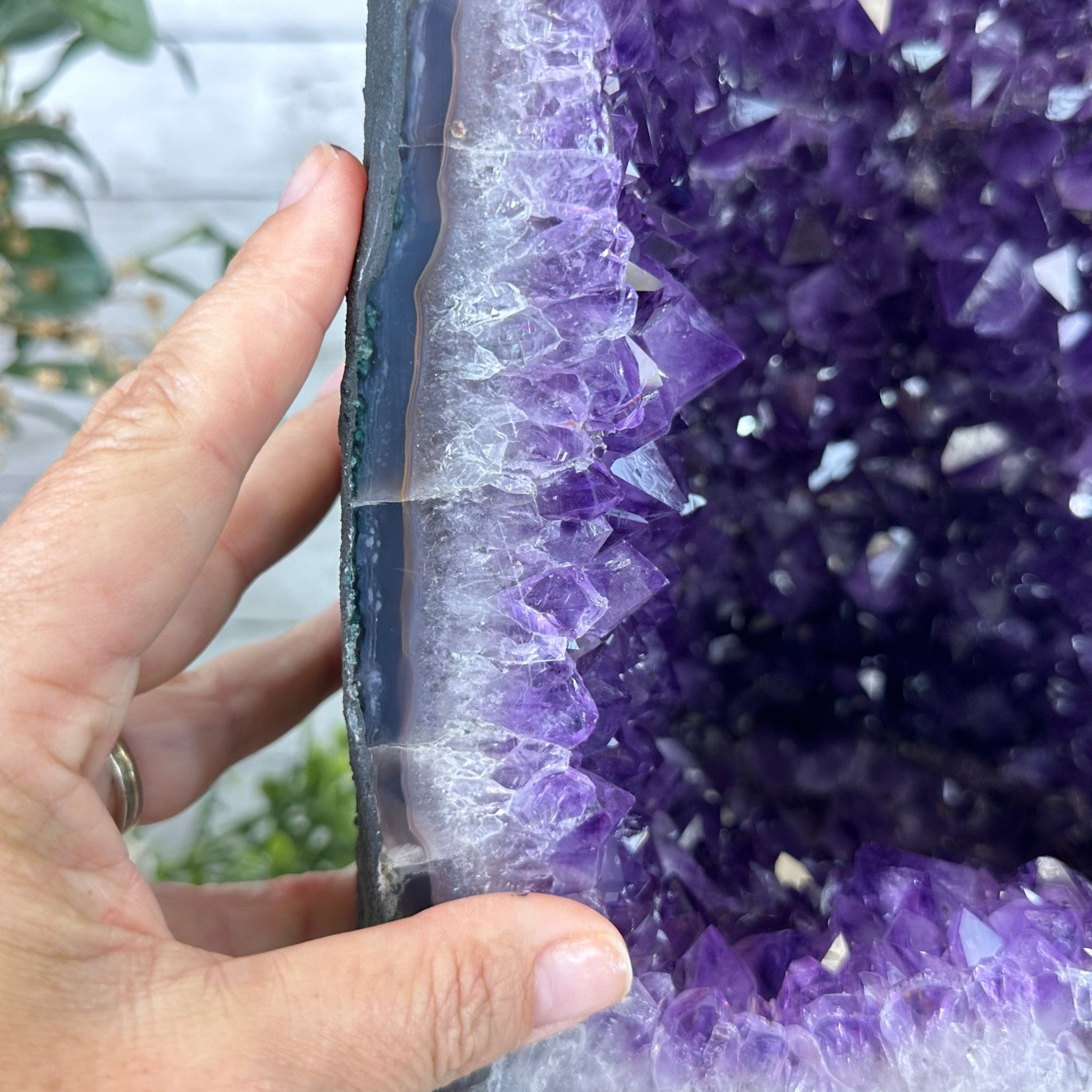 Extra Plus Quality Brazilian Amethyst Cathedral, 72.8 lbs & 21.25" Tall, Model #5601-0883 by Brazil Gems - Brazil GemsBrazil GemsExtra Plus Quality Brazilian Amethyst Cathedral, 72.8 lbs & 21.25" Tall, Model #5601-0883 by Brazil GemsCathedrals5601-0883