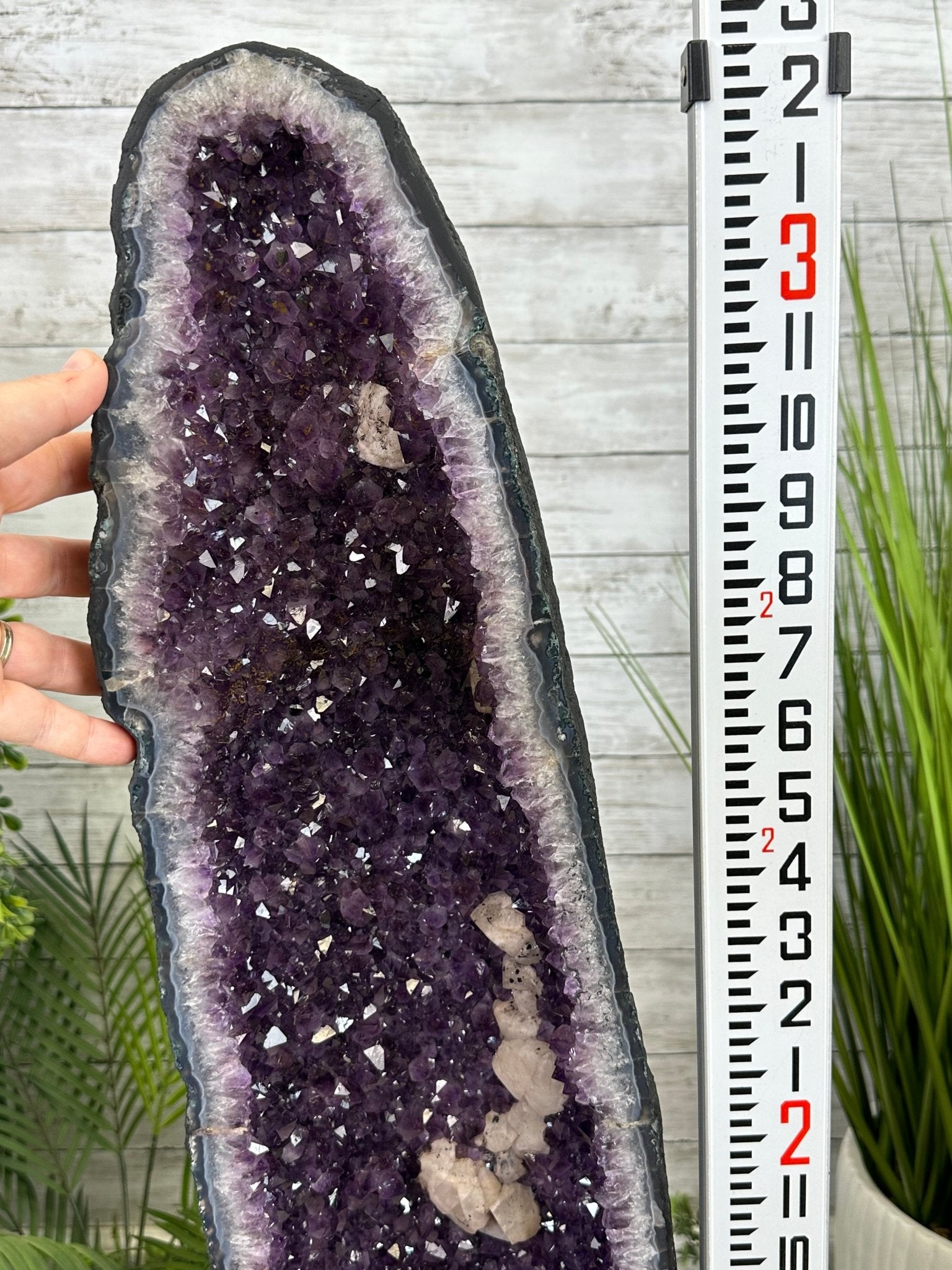 Extra Plus Quality Brazilian Amethyst Cathedral, 76.4 lbs & 38.5" Tall, Model #5601-1230 by Brazil Gems - Brazil GemsBrazil GemsExtra Plus Quality Brazilian Amethyst Cathedral, 76.4 lbs & 38.5" Tall, Model #5601-1230 by Brazil GemsCathedrals5601-1230