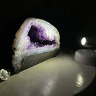 Extra Plus Quality Brazilian Amethyst Cathedral, 8.1 lbs & 4.75" Tall, Model #5601-1051 by Brazil Gems - Brazil GemsBrazil GemsExtra Plus Quality Brazilian Amethyst Cathedral, 8.1 lbs & 4.75" Tall, Model #5601-1051 by Brazil GemsCathedrals5601-1051