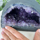 Extra Plus Quality Brazilian Amethyst Cathedral, 9.5 lbs & 5.2" Tall, Model #5601-0857 by Brazil Gems - Brazil GemsBrazil GemsExtra Plus Quality Brazilian Amethyst Cathedral, 9.5 lbs & 5.2" Tall, Model #5601-0857 by Brazil GemsCathedrals5601-0857