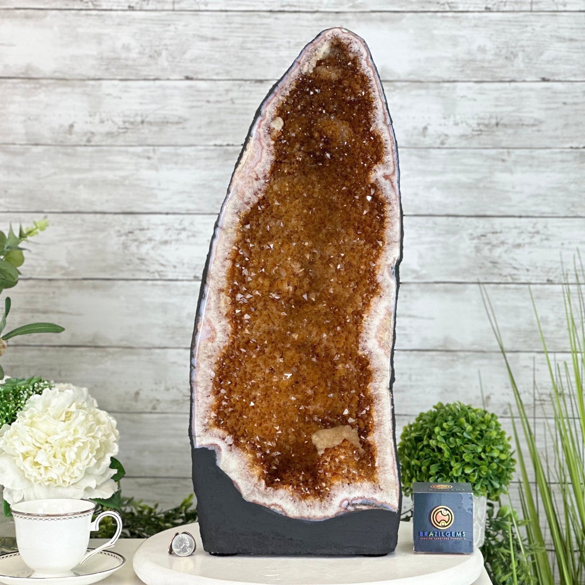 Extra Plus Quality Citrine Cathedral, 35.1 lbs & 22" Tall #5603-0324 by Brazil Gems® - Brazil GemsBrazil GemsExtra Plus Quality Citrine Cathedral, 35.1 lbs & 22" Tall #5603-0324 by Brazil Gems®Cathedrals5603-0324