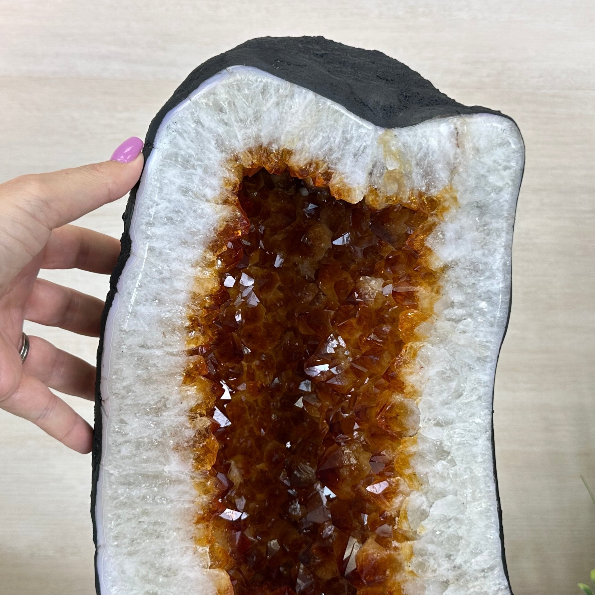 Extra Plus Quality Citrine Cathedral, 45.3 lbs & 17.4" Tall 5603 - 0398 - Brazil GemsBrazil GemsExtra Plus Quality Citrine Cathedral, 45.3 lbs & 17.4" Tall 5603 - 0398Cathedrals5603 - 0398