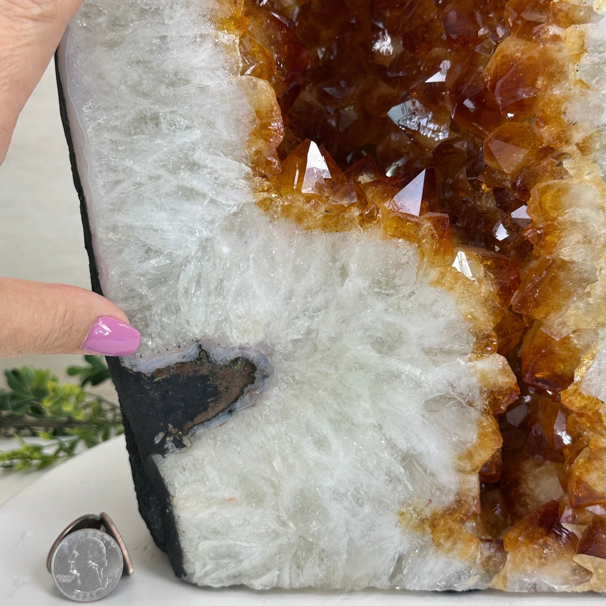 Extra Plus Quality Citrine Cathedral, 45.3 lbs & 17.4" Tall 5603 - 0398 - Brazil GemsBrazil GemsExtra Plus Quality Citrine Cathedral, 45.3 lbs & 17.4" Tall 5603 - 0398Cathedrals5603 - 0398