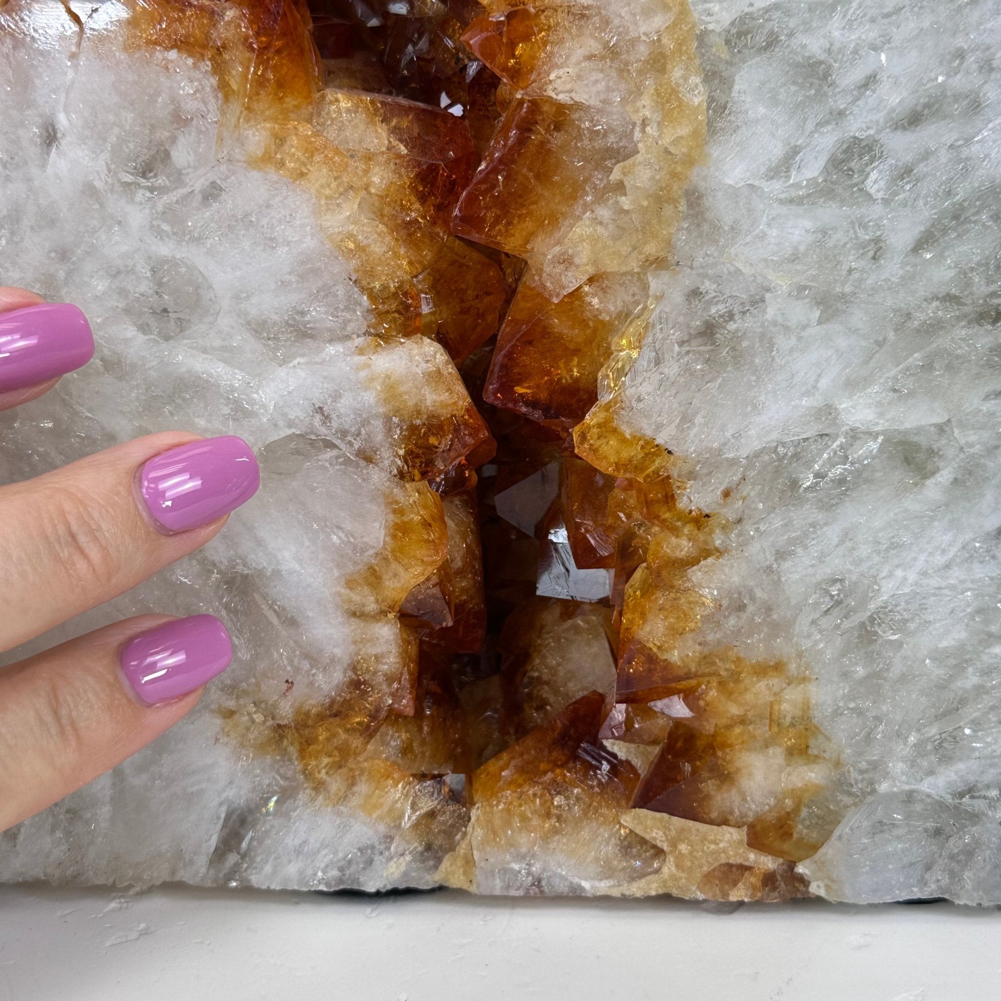 Extra Plus Quality Citrine Cathedral, 45.3 lbs & 17.4" Tall 5603 - 0398 - Brazil GemsBrazil GemsExtra Plus Quality Citrine Cathedral, 45.3 lbs & 17.4" Tall 5603 - 0398Cathedrals5603 - 0398