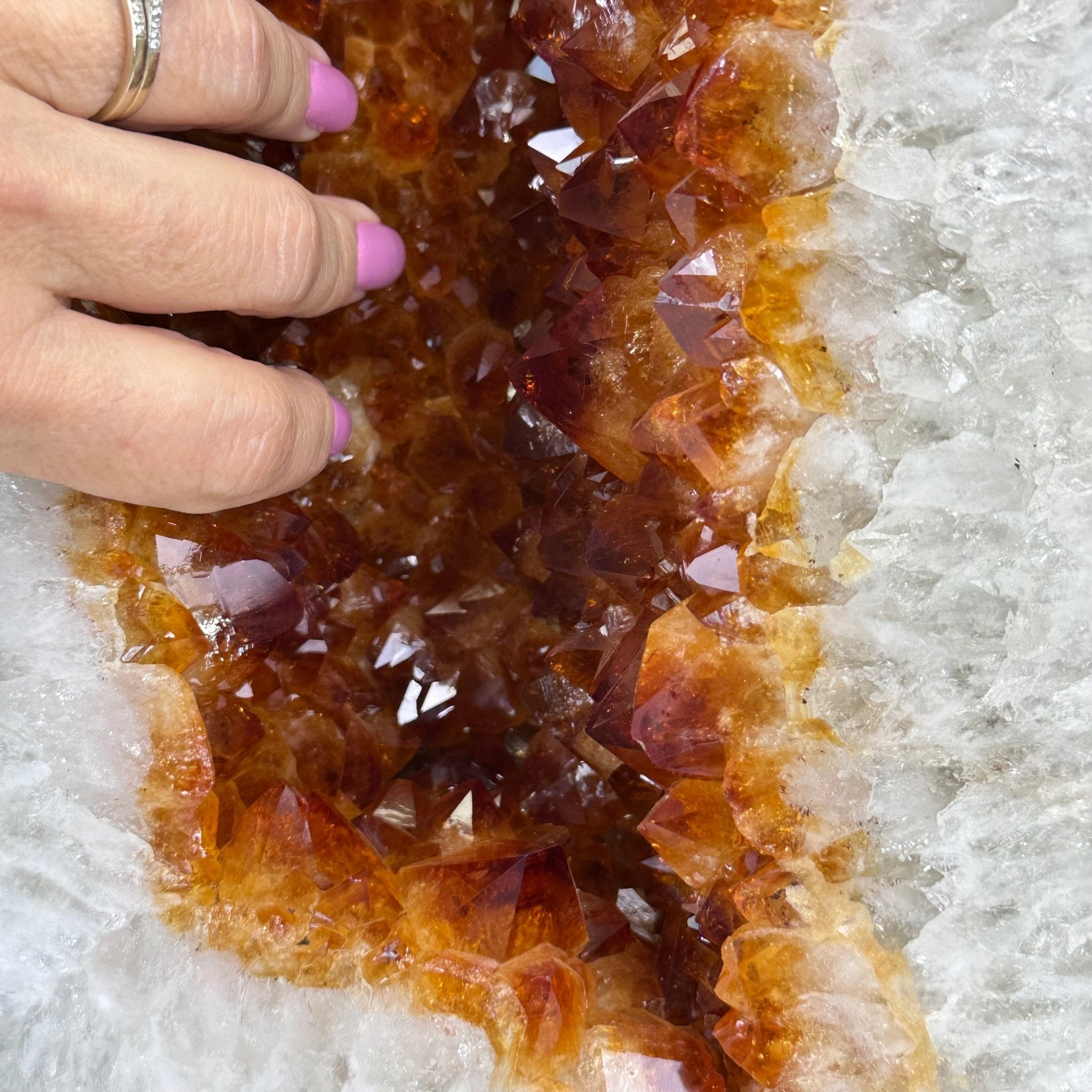 Extra Plus Quality Citrine Cathedral, 45.3 lbs & 17.4" Tall 5603 - 0398 - Brazil GemsBrazil GemsExtra Plus Quality Citrine Cathedral, 45.3 lbs & 17.4" Tall 5603 - 0398Cathedrals5603 - 0398