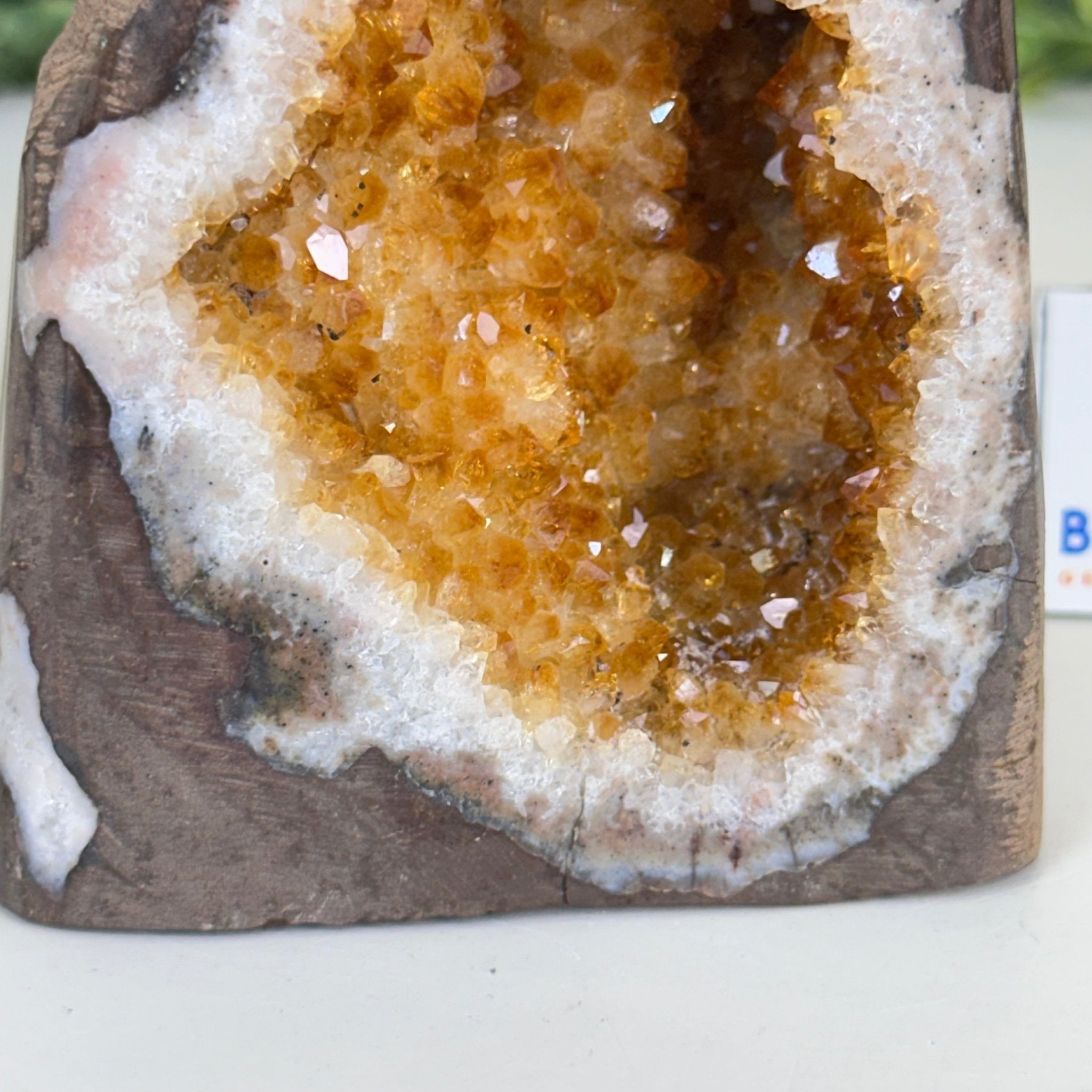 Extra Plus Quality Citrine Cluster w/ flat base, 3.4" Tall 5612 - 0210 - Brazil GemsBrazil GemsExtra Plus Quality Citrine Cluster w/ flat base, 3.4" Tall 5612 - 0210Small Clusters with Flat Bases5612 - 0210