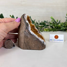 Extra Plus Quality Citrine Cluster w/ flat base, 3.7" Tall 5612 - 0222 - Brazil GemsBrazil GemsExtra Plus Quality Citrine Cluster w/ flat base, 3.7" Tall 5612 - 0222Small Clusters with Flat Bases5612 - 0222
