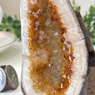 Extra Plus Quality Citrine Cluster w/ flat base, 4" Tall 5612 - 0189 - Brazil GemsBrazil GemsExtra Plus Quality Citrine Cluster w/ flat base, 4" Tall 5612 - 0189Small Clusters with Flat Bases5612 - 0189