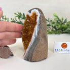 Extra Plus Quality Citrine Cluster w/ flat base, 4.1" Tall 5612 - 0195 - Brazil GemsBrazil GemsExtra Plus Quality Citrine Cluster w/ flat base, 4.1" Tall 5612 - 0195Small Clusters with Flat Bases5612 - 0195