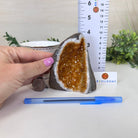 Extra Plus Quality Citrine Cluster w/ flat base, 4.1" Tall 5612 - 0195 - Brazil GemsBrazil GemsExtra Plus Quality Citrine Cluster w/ flat base, 4.1" Tall 5612 - 0195Small Clusters with Flat Bases5612 - 0195