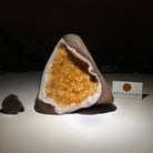 Extra Plus Quality Citrine Cluster w/ flat base, 4.1" Tall 5612 - 0218 - Brazil GemsBrazil GemsExtra Plus Quality Citrine Cluster w/ flat base, 4.1" Tall 5612 - 0218Small Clusters with Flat Bases5612 - 0218