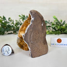 Extra Plus Quality Citrine Cluster w/ flat base, 4.2" Tall 5612 - 0202 - Brazil GemsBrazil GemsExtra Plus Quality Citrine Cluster w/ flat base, 4.2" Tall 5612 - 0202Small Clusters with Flat Bases5612 - 0202