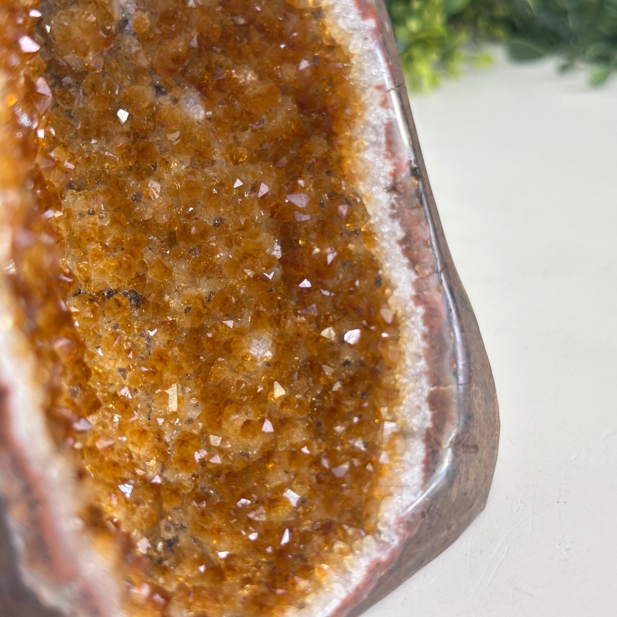 Extra Plus Quality Citrine Cluster w/ flat base, 4.4" Tall 5612 - 0232 - Brazil GemsBrazil GemsExtra Plus Quality Citrine Cluster w/ flat base, 4.4" Tall 5612 - 0232Small Clusters with Flat Bases5612 - 0232