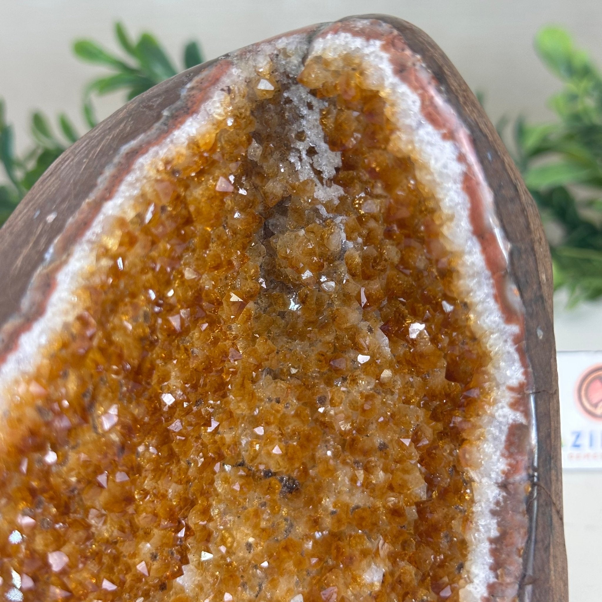 Extra Plus Quality Citrine Cluster w/ flat base, 4.4" Tall 5612 - 0232 - Brazil GemsBrazil GemsExtra Plus Quality Citrine Cluster w/ flat base, 4.4" Tall 5612 - 0232Small Clusters with Flat Bases5612 - 0232