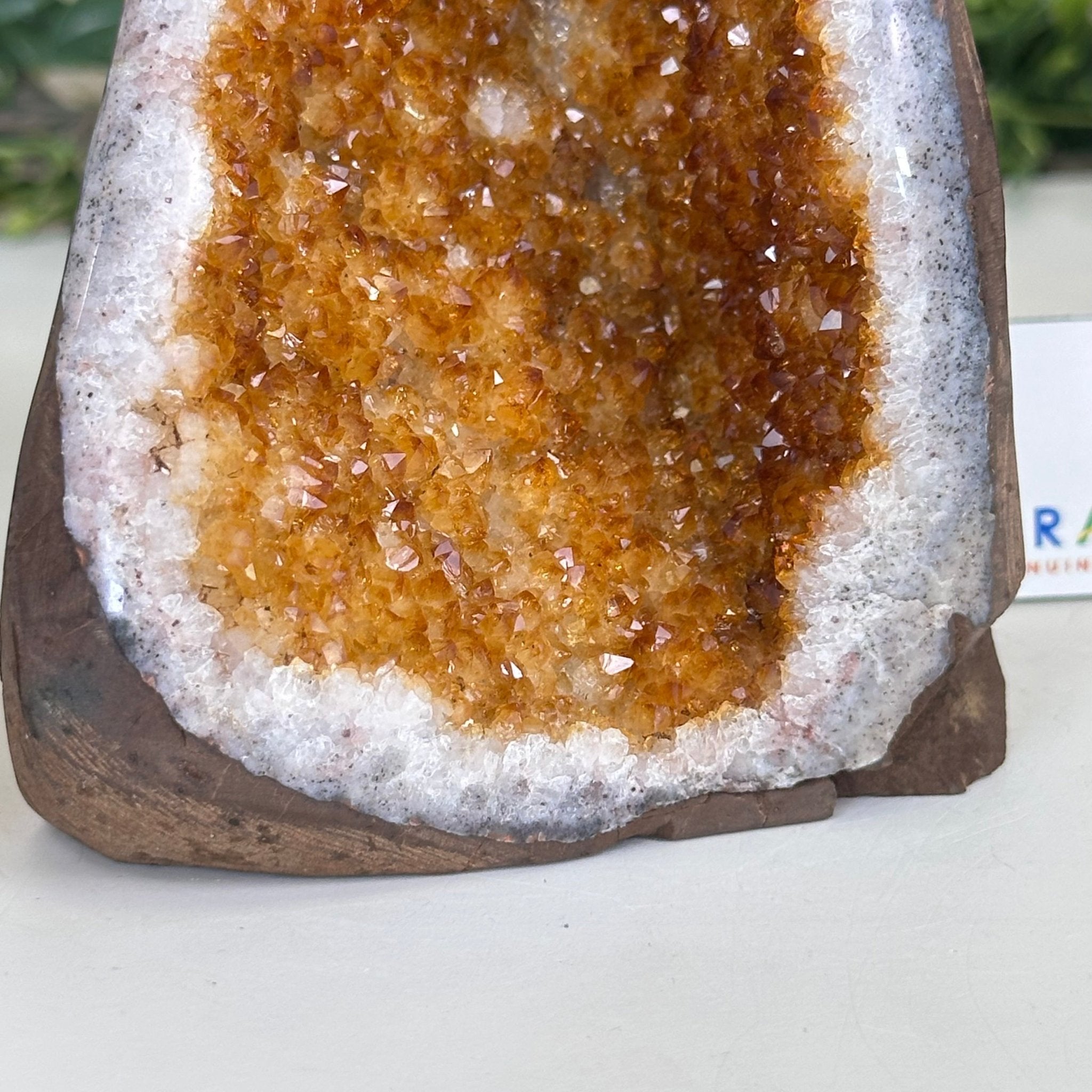 Extra Plus Quality Citrine Cluster w/ flat base, 4.5" Tall 5612 - 0228 - Brazil GemsBrazil GemsExtra Plus Quality Citrine Cluster w/ flat base, 4.5" Tall 5612 - 0228Small Clusters with Flat Bases5612 - 0228