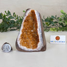 Extra Plus Quality Citrine Cluster w/ flat base, 4.5" Tall 5612 - 0228 - Brazil GemsBrazil GemsExtra Plus Quality Citrine Cluster w/ flat base, 4.5" Tall 5612 - 0228Small Clusters with Flat Bases5612 - 0228