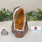 Extra Plus Quality Citrine Cluster w/ flat base, 4.6" Tall 5612 - 0215 - Brazil GemsBrazil GemsExtra Plus Quality Citrine Cluster w/ flat base, 4.6" Tall 5612 - 0215Small Clusters with Flat Bases5612 - 0215