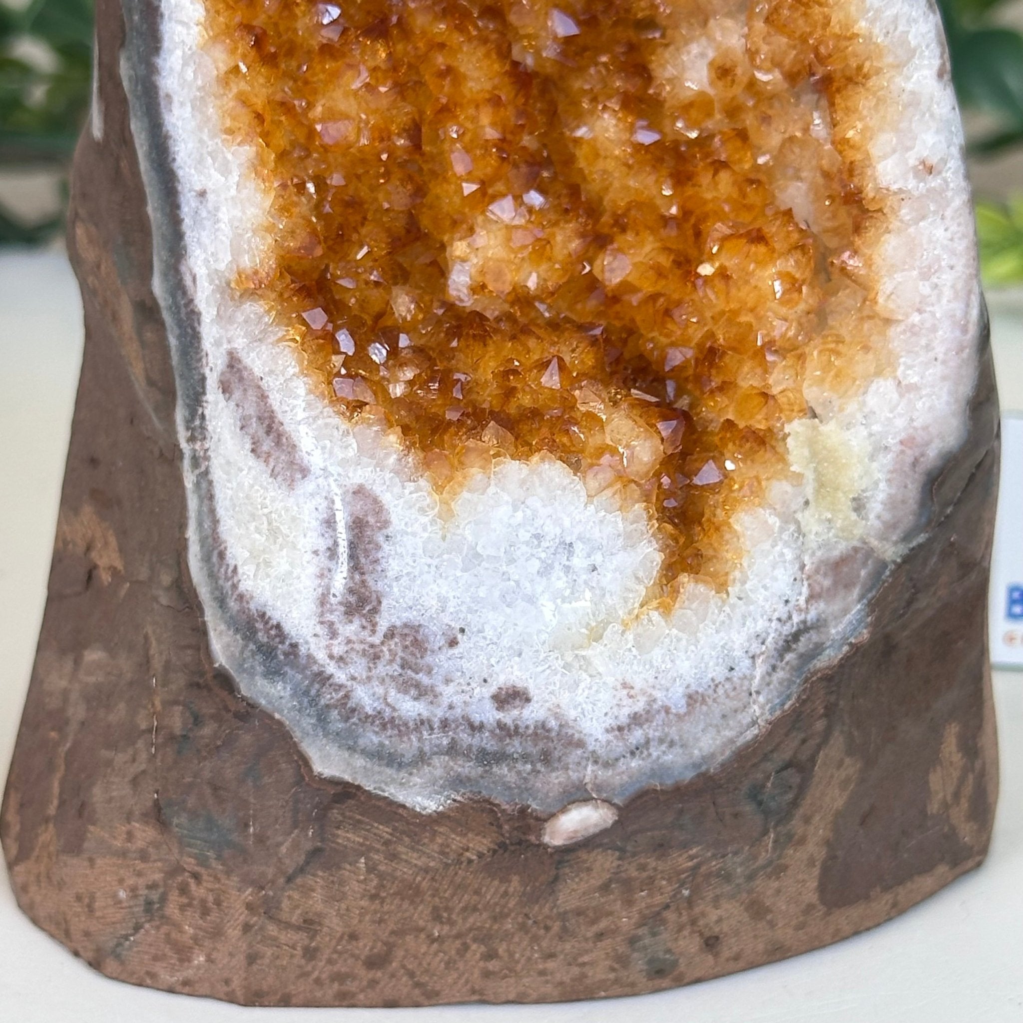 Extra Plus Quality Citrine Cluster w/ flat base, 5.2" Tall 5612 - 0229 - Brazil GemsBrazil GemsExtra Plus Quality Citrine Cluster w/ flat base, 5.2" Tall 5612 - 0229Small Clusters with Flat Bases5612 - 0229