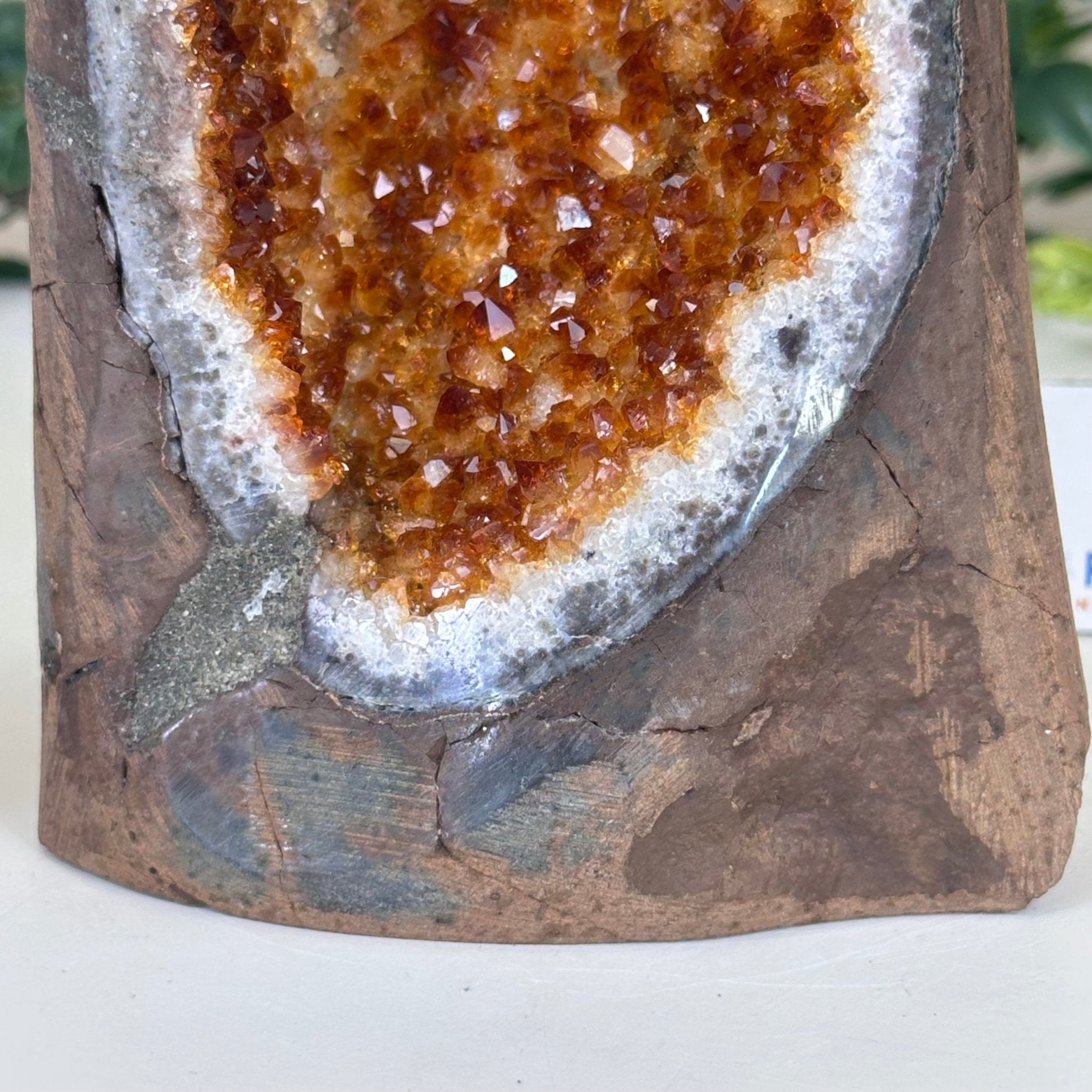 Extra Plus Quality Citrine Cluster w/ flat base, 5.6" Tall 5612 - 0238 - Brazil GemsBrazil GemsExtra Plus Quality Citrine Cluster w/ flat base, 5.6" Tall 5612 - 0238Small Clusters with Flat Bases5612 - 0238