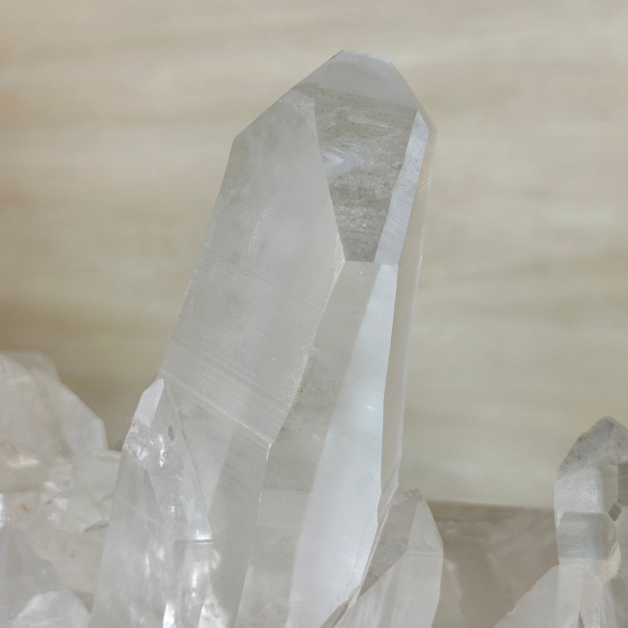 Extra Plus Quality Clear Quartz Cluster 39.2 lbs & 17.3" Long 5494 - 0011 - Brazil GemsBrazil GemsExtra Plus Quality Clear Quartz Cluster 39.2 lbs & 17.3" Long 5494 - 0011Clusters With Natural Bases5494 - 0011