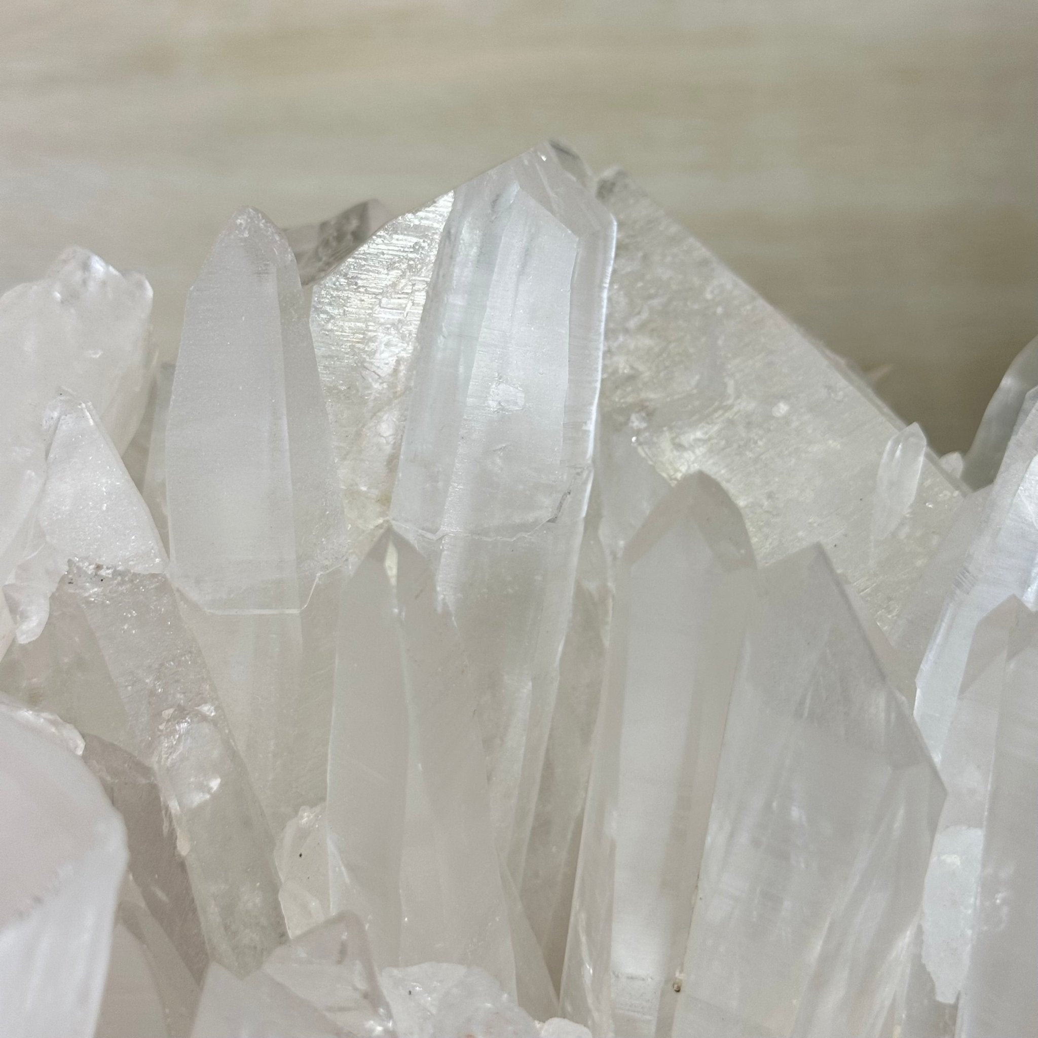 Extra Plus Quality Clear Quartz Cluster 39.2 lbs & 17.3" Long 5494 - 0011 - Brazil GemsBrazil GemsExtra Plus Quality Clear Quartz Cluster 39.2 lbs & 17.3" Long 5494 - 0011Clusters With Natural Bases5494 - 0011