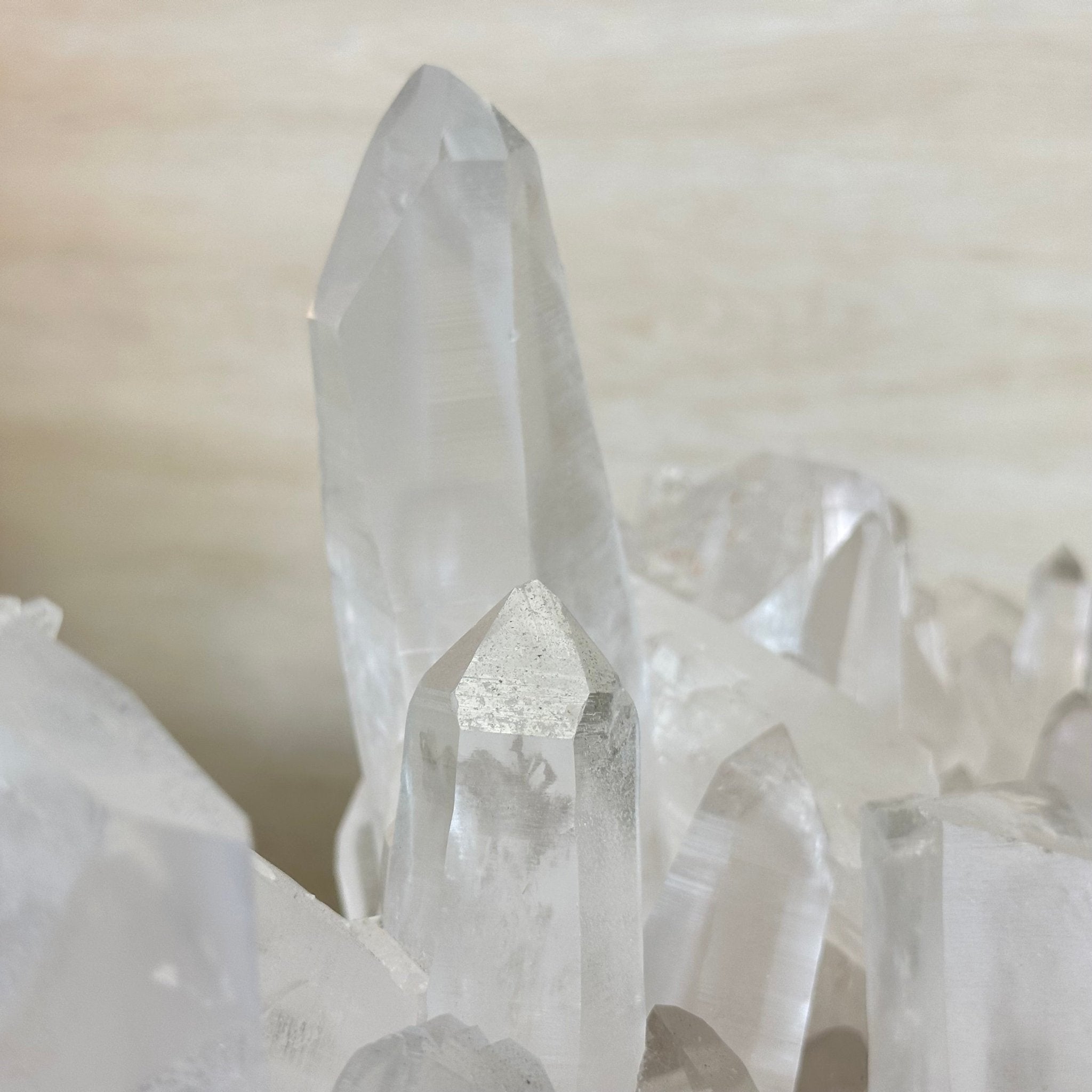 Extra Plus Quality Clear Quartz Cluster 39.2 lbs & 17.3" Long 5494 - 0011 - Brazil GemsBrazil GemsExtra Plus Quality Clear Quartz Cluster 39.2 lbs & 17.3" Long 5494 - 0011Clusters With Natural Bases5494 - 0011
