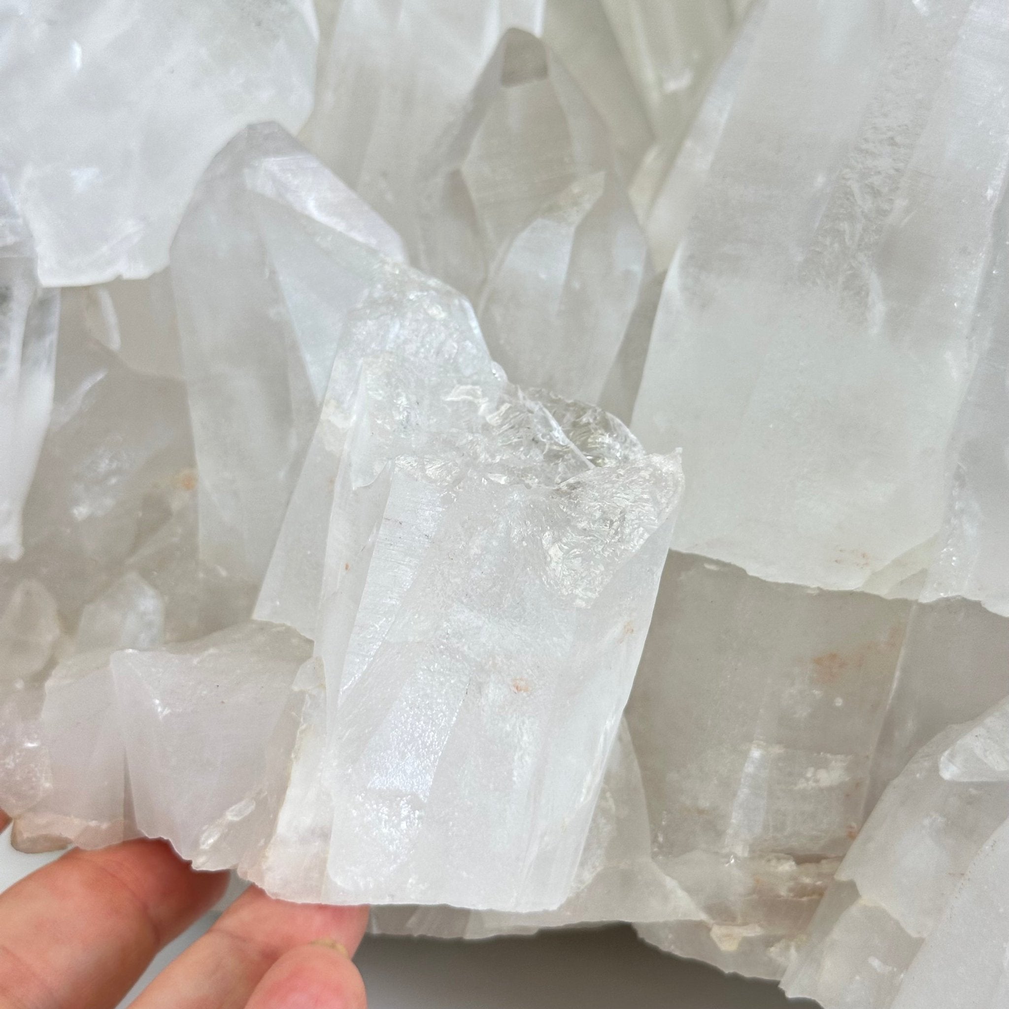 Extra Plus Quality Clear Quartz Cluster 39.2 lbs & 17.3" Long 5494 - 0011 - Brazil GemsBrazil GemsExtra Plus Quality Clear Quartz Cluster 39.2 lbs & 17.3" Long 5494 - 0011Clusters With Natural Bases5494 - 0011