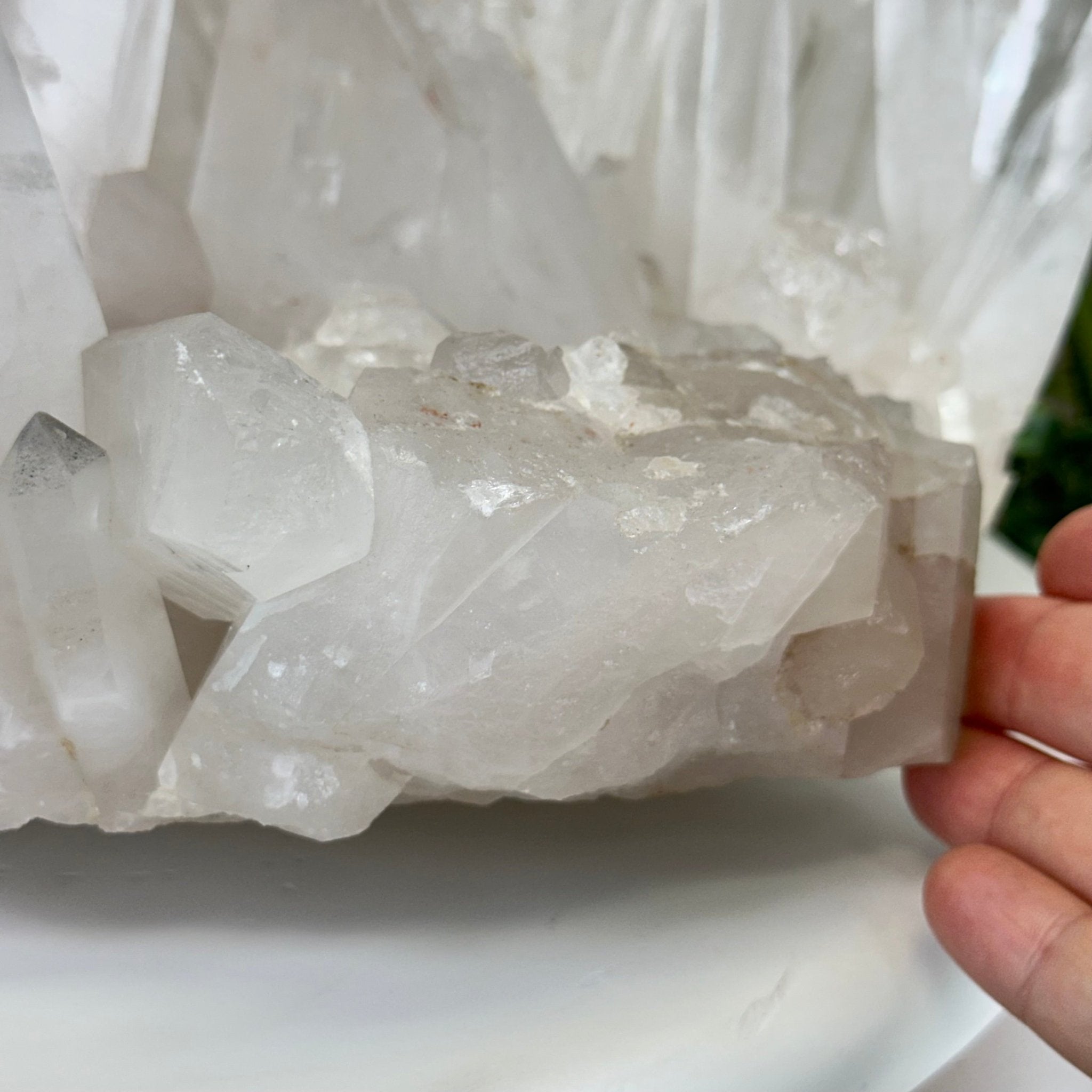 Extra Plus Quality Clear Quartz Cluster 39.2 lbs & 17.3" Long 5494 - 0011 - Brazil GemsBrazil GemsExtra Plus Quality Clear Quartz Cluster 39.2 lbs & 17.3" Long 5494 - 0011Clusters With Natural Bases5494 - 0011