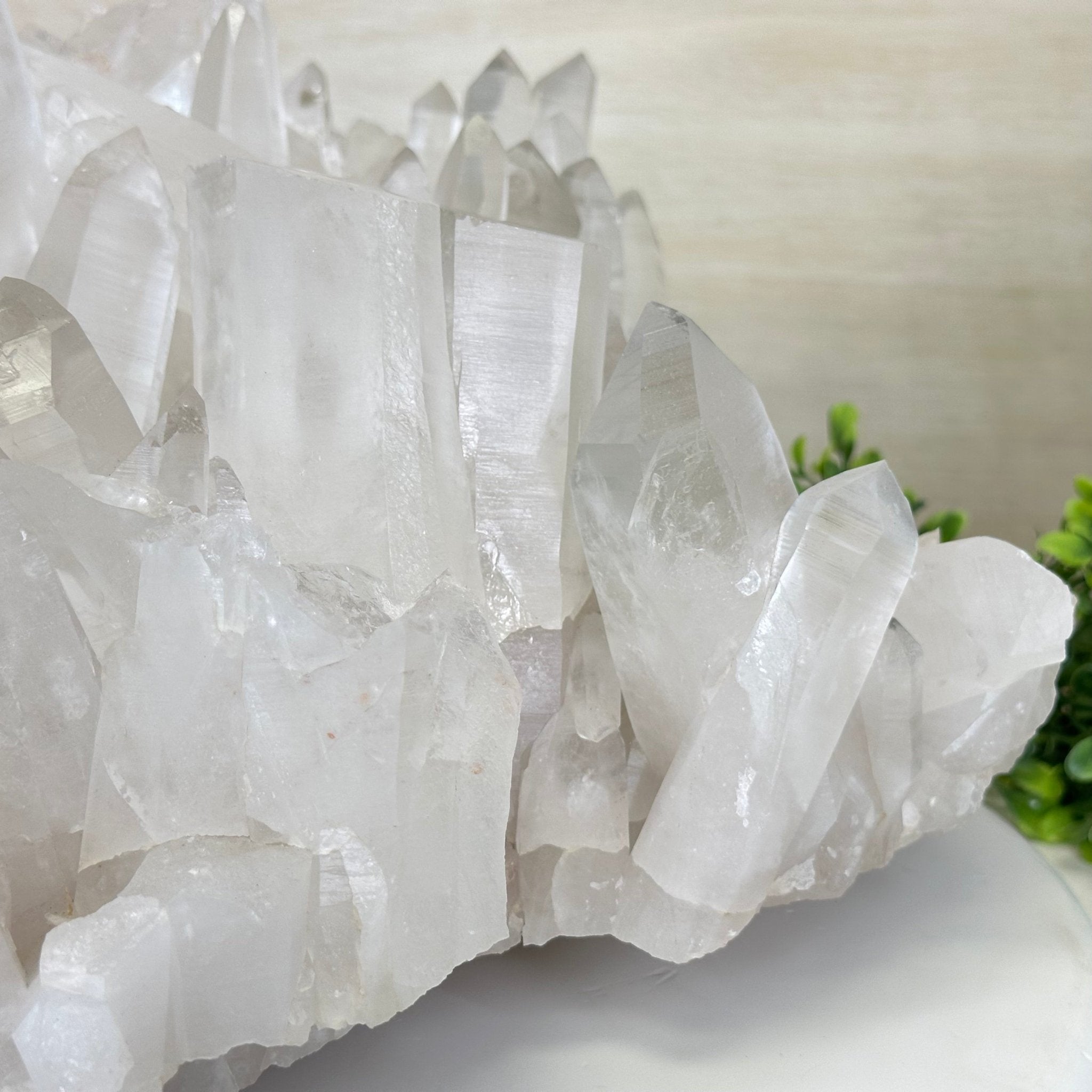 Extra Plus Quality Clear Quartz Cluster 39.2 lbs & 17.3" Long 5494 - 0011 - Brazil GemsBrazil GemsExtra Plus Quality Clear Quartz Cluster 39.2 lbs & 17.3" Long 5494 - 0011Clusters With Natural Bases5494 - 0011