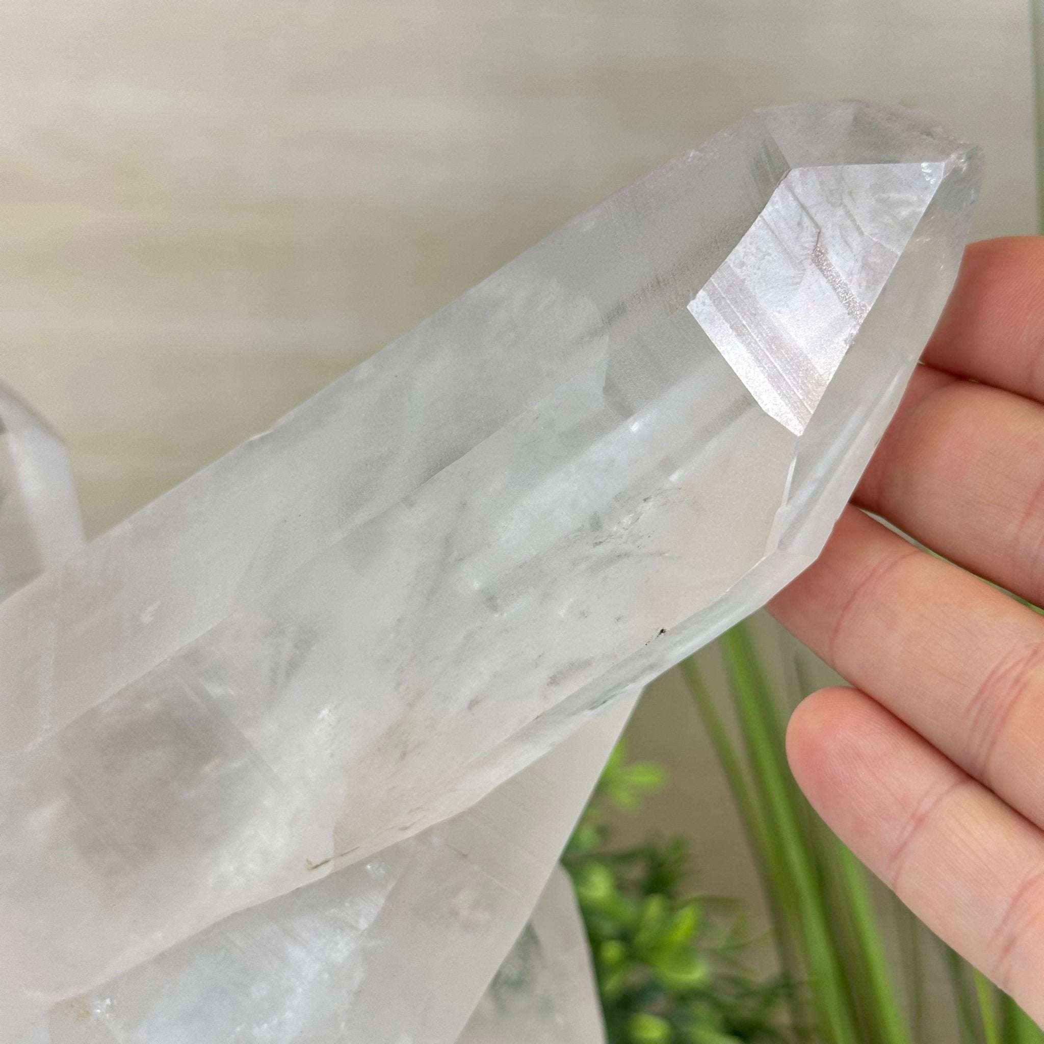 Extra Plus Quality Clear Quartz Cluster 39.2 lbs & 17.3" Long 5494 - 0011 - Brazil GemsBrazil GemsExtra Plus Quality Clear Quartz Cluster 39.2 lbs & 17.3" Long 5494 - 0011Clusters With Natural Bases5494 - 0011