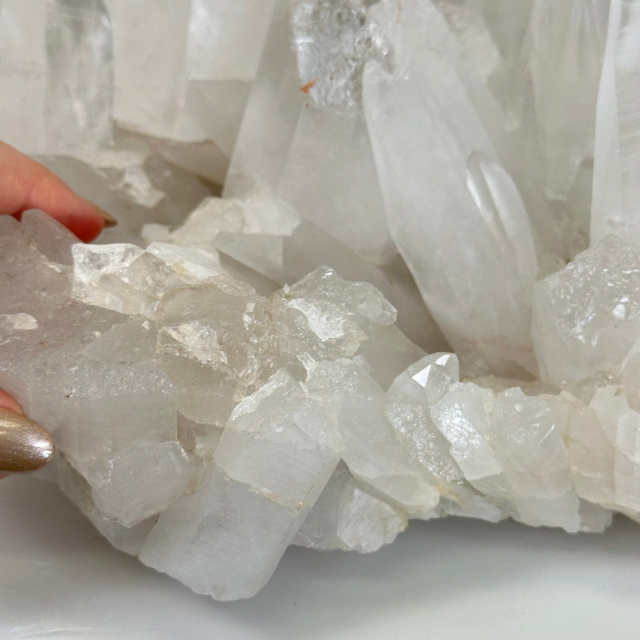 Extra Plus Quality Clear Quartz Cluster 39.2 lbs & 17.3" Long 5494 - 0011 - Brazil GemsBrazil GemsExtra Plus Quality Clear Quartz Cluster 39.2 lbs & 17.3" Long 5494 - 0011Clusters With Natural Bases5494 - 0011