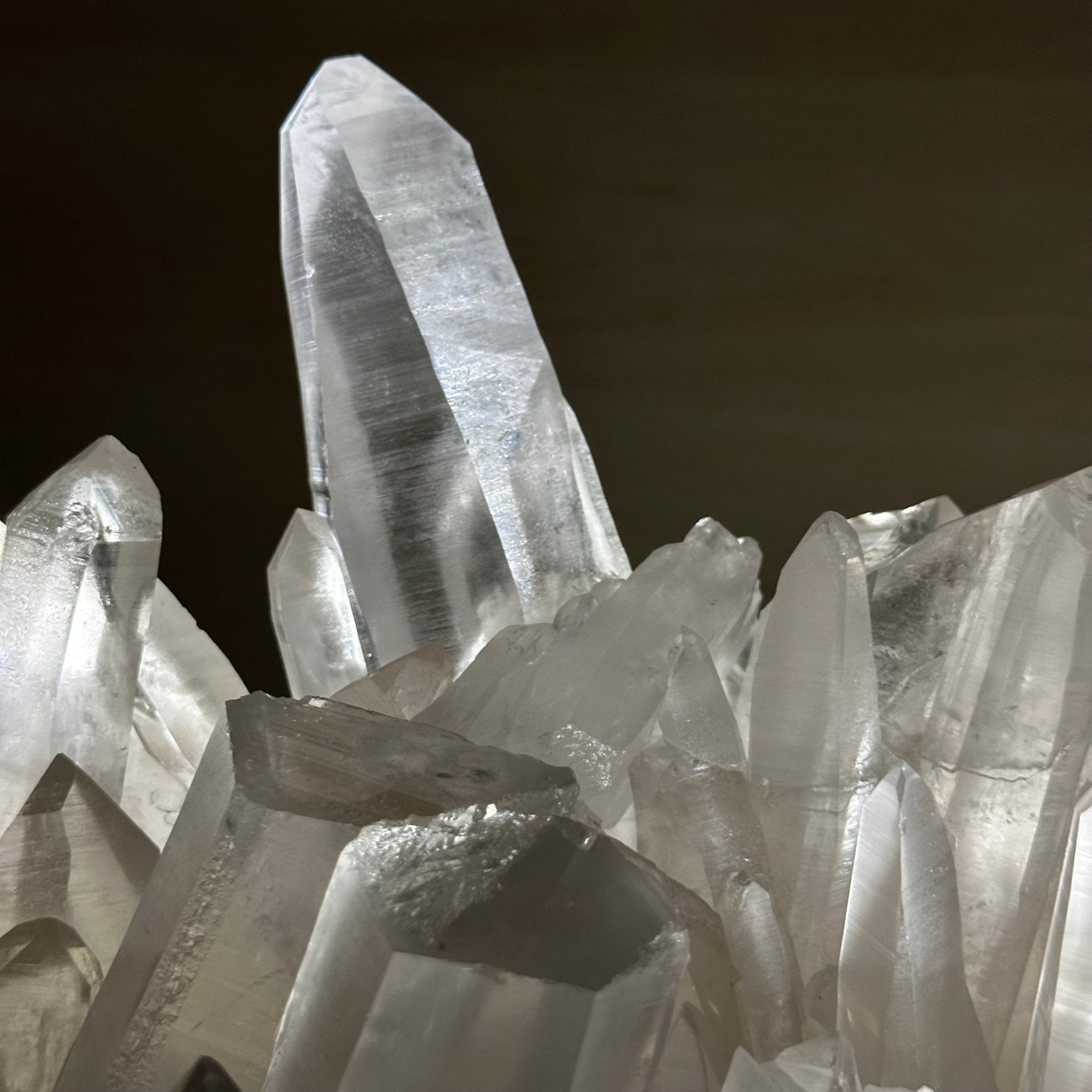 Extra Plus Quality Clear Quartz Cluster 39.2 lbs & 17.3" Long 5494 - 0011 - Brazil GemsBrazil GemsExtra Plus Quality Clear Quartz Cluster 39.2 lbs & 17.3" Long 5494 - 0011Clusters With Natural Bases5494 - 0011