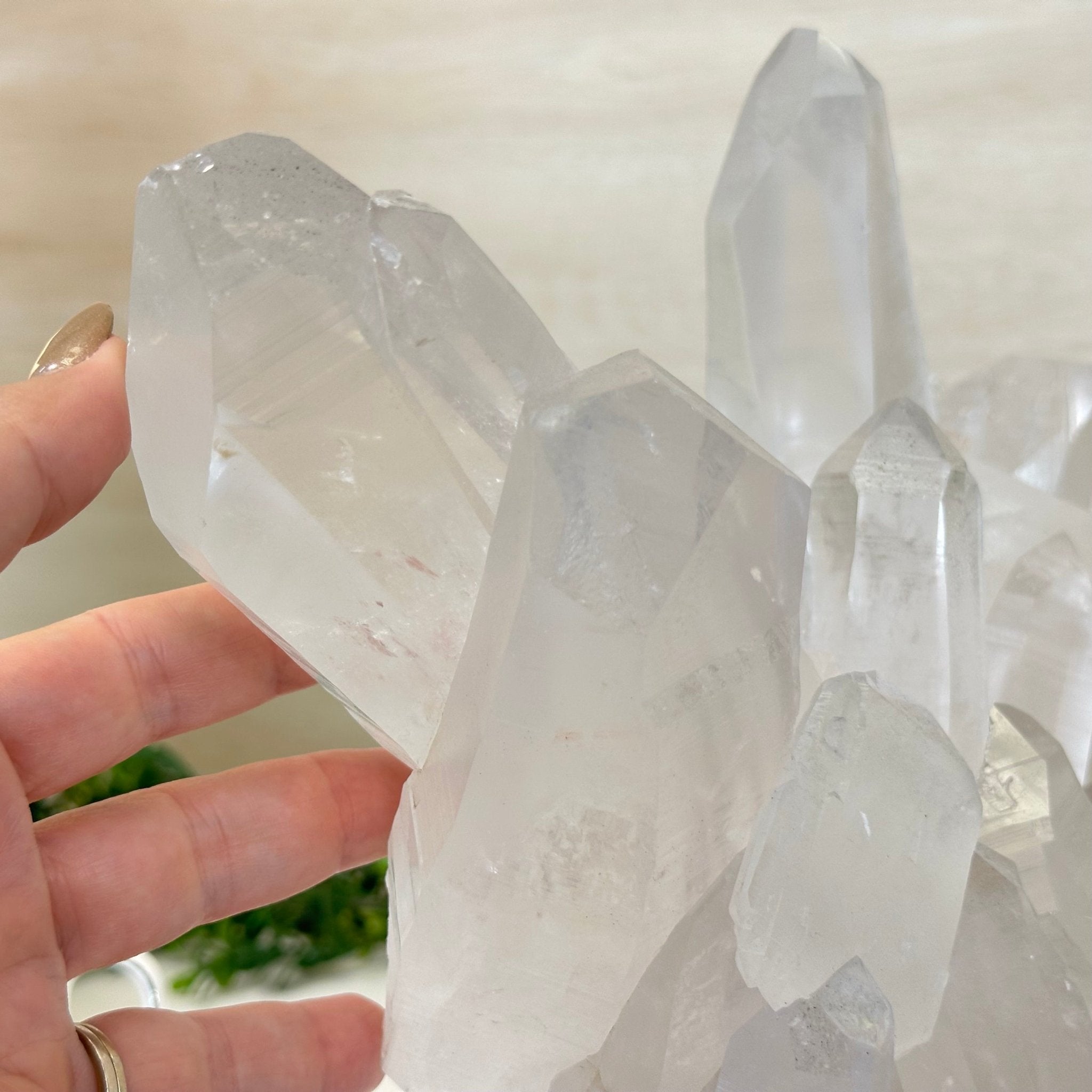 Extra Plus Quality Clear Quartz Cluster 39.2 lbs & 17.3" Long 5494 - 0011 - Brazil GemsBrazil GemsExtra Plus Quality Clear Quartz Cluster 39.2 lbs & 17.3" Long 5494 - 0011Clusters With Natural Bases5494 - 0011