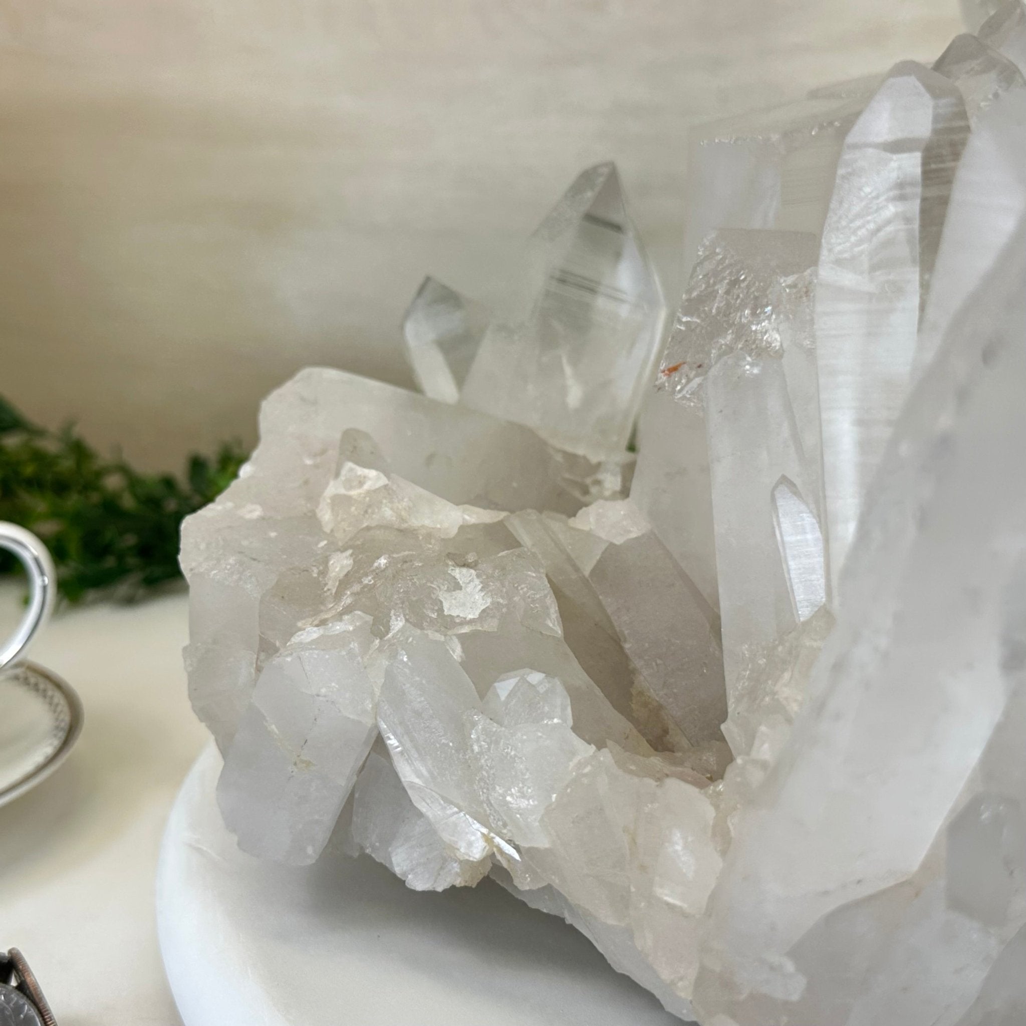 Extra Plus Quality Clear Quartz Cluster 39.2 lbs & 17.3" Long 5494 - 0011 - Brazil GemsBrazil GemsExtra Plus Quality Clear Quartz Cluster 39.2 lbs & 17.3" Long 5494 - 0011Clusters With Natural Bases5494 - 0011