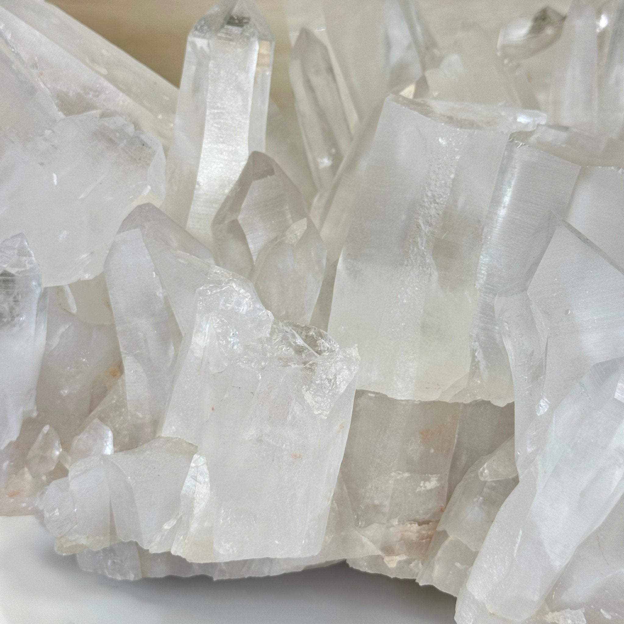 Extra Plus Quality Clear Quartz Cluster 39.2 lbs & 17.3" Long 5494 - 0011 - Brazil GemsBrazil GemsExtra Plus Quality Clear Quartz Cluster 39.2 lbs & 17.3" Long 5494 - 0011Clusters With Natural Bases5494 - 0011