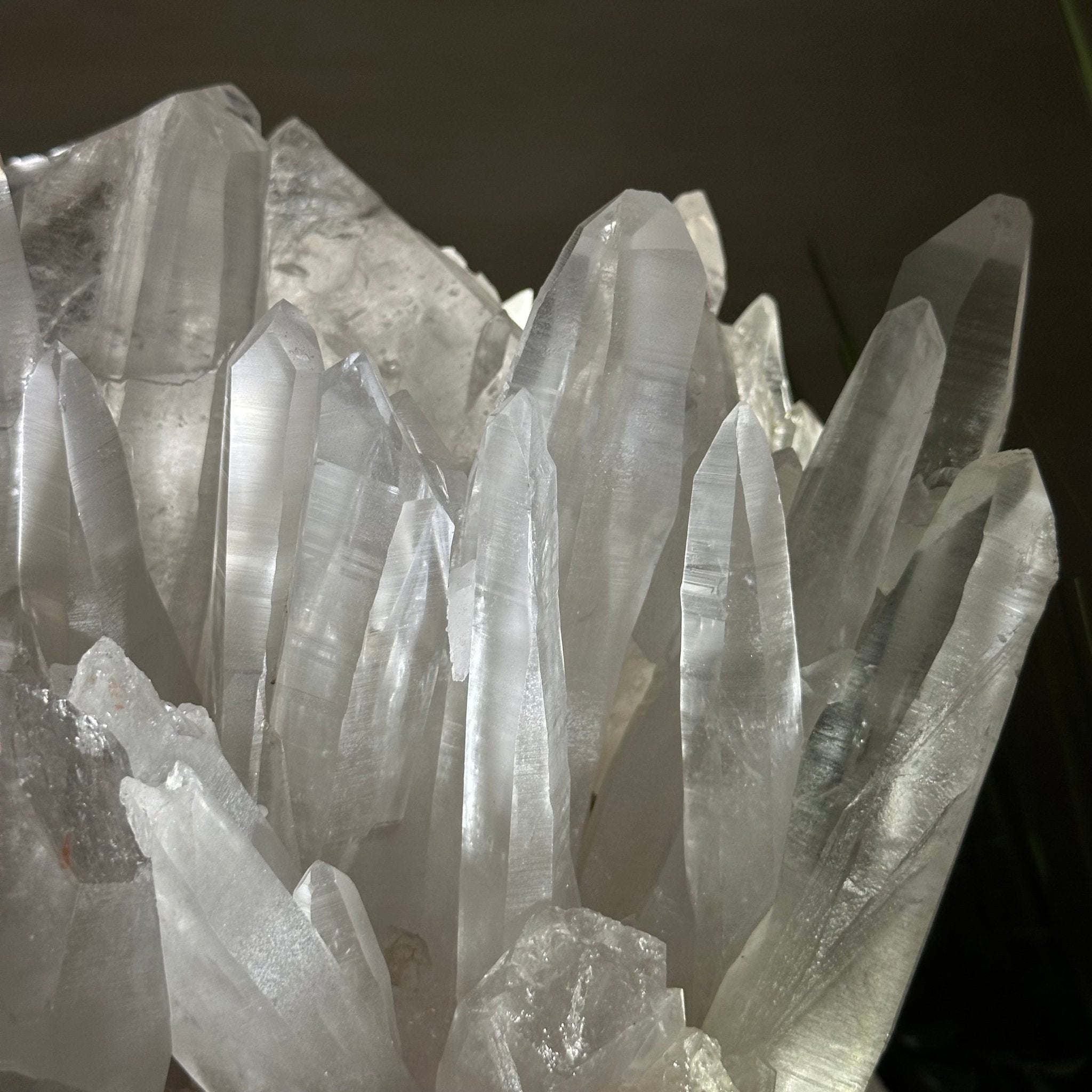 Extra Plus Quality Clear Quartz Cluster 39.2 lbs & 17.3" Long 5494 - 0011 - Brazil GemsBrazil GemsExtra Plus Quality Clear Quartz Cluster 39.2 lbs & 17.3" Long 5494 - 0011Clusters With Natural Bases5494 - 0011